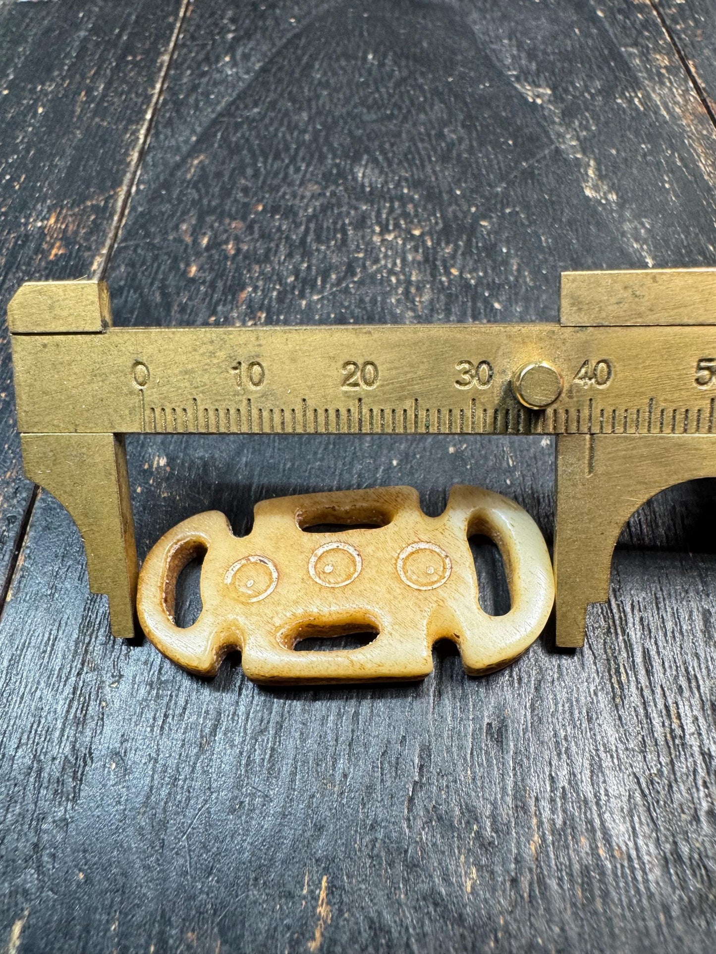 Hand Carved Yak Bone Amulet Pendant – Tibetan Inspired Tribal Talisman – Himalayan Spiritual Protection Charm – Rustic Bone Jewelry