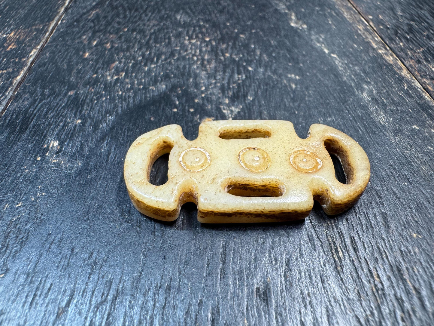 Hand Carved Yak Bone Amulet Pendant – Tibetan Inspired Tribal Talisman – Himalayan Spiritual Protection Charm – Rustic Bone Jewelry