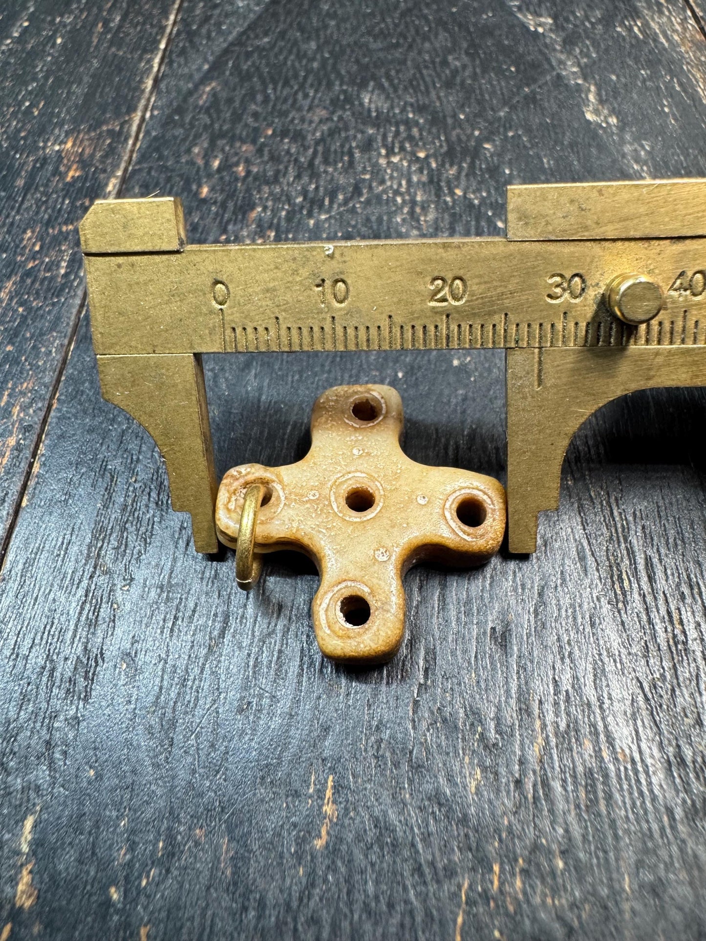 Hand Carved Yak Bone Cross Pendant – Himalayan Tribal Protection Amulet – Rustic Spiritual Talisman – Tibetan Inspired Bone Jewelry