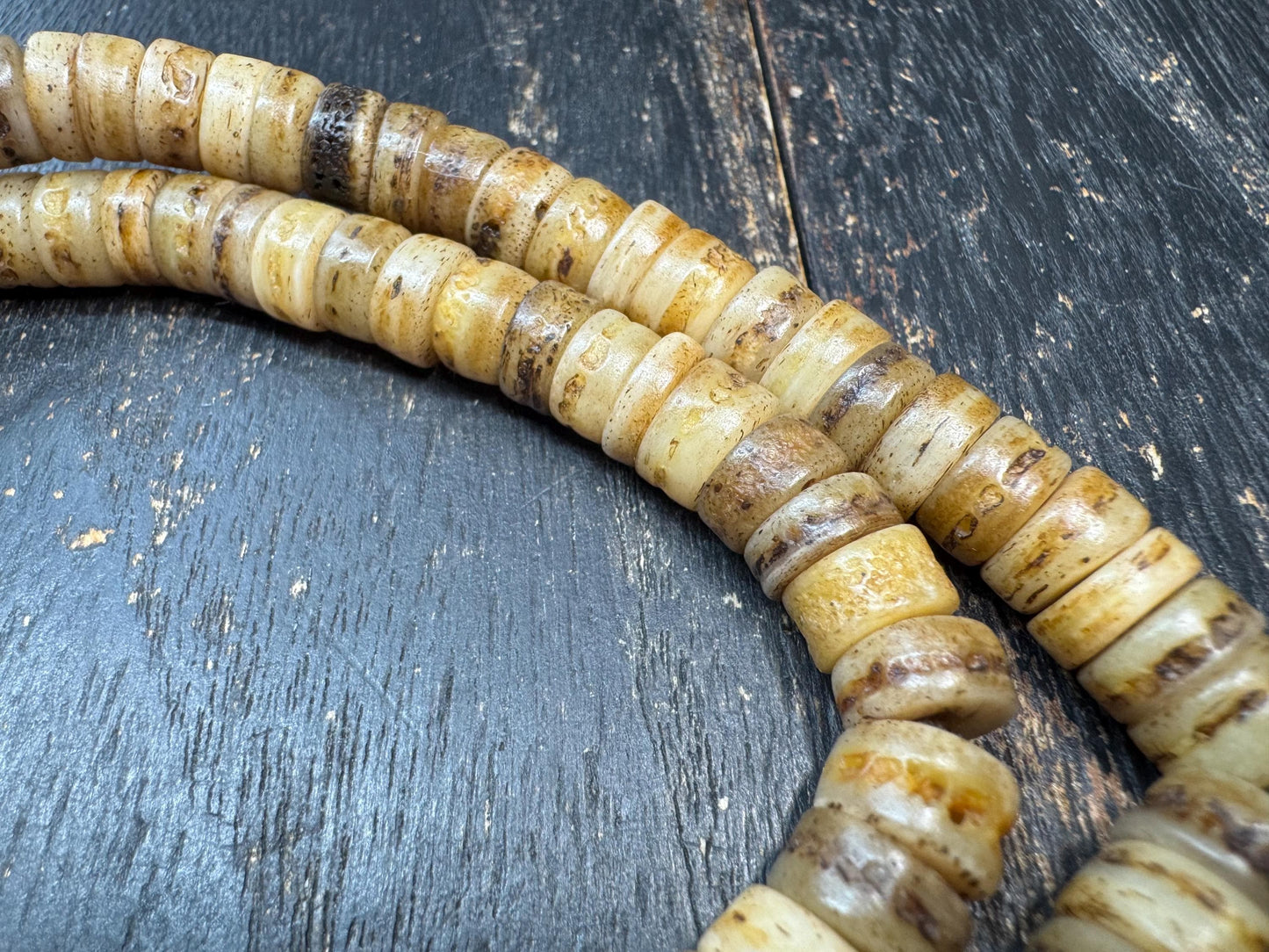 Handmade Tibetan Yak Bone Mala: 108 Buddhist Prayer Beads