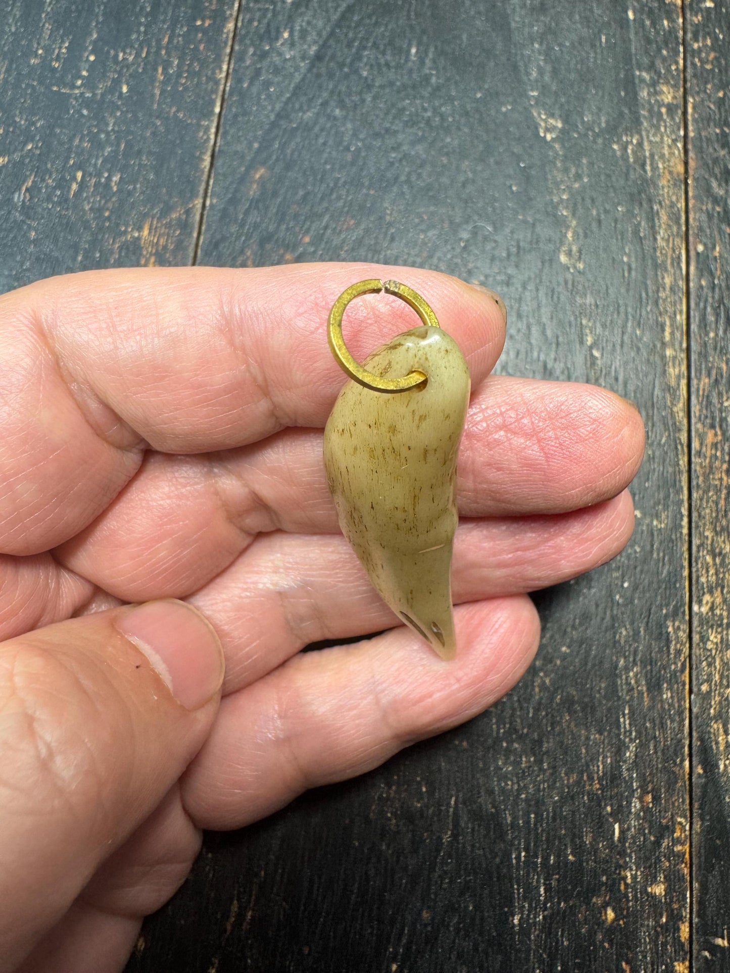Yak Bone Tooth Pendant – Tibetan Style Talisman Charm, Tribal Fang Amulet, Himalayan Spiritual Necklace Pendant