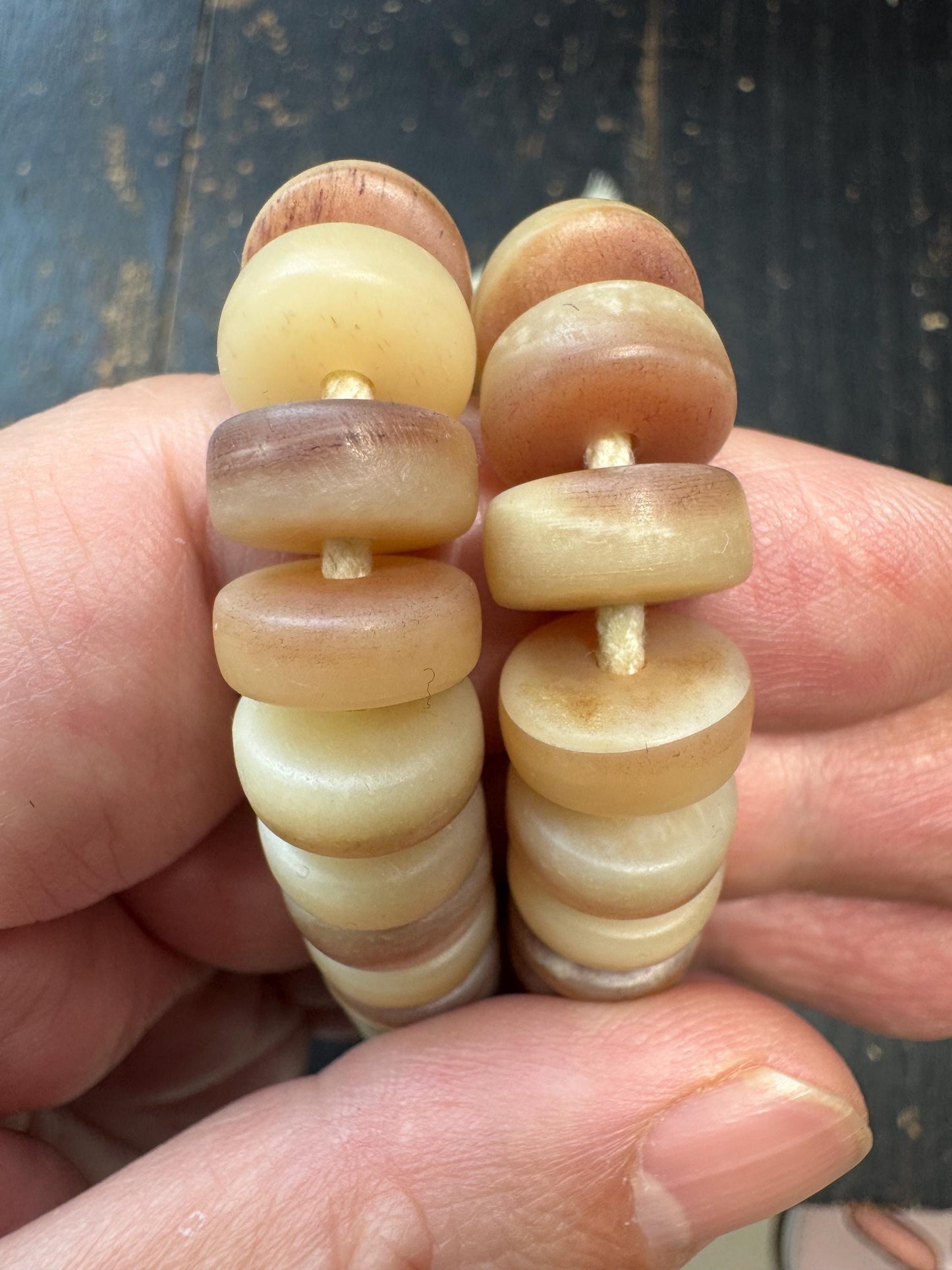 Camel Bone Mala 108 Beads – 12mm Natural Bone Prayer Necklace – 22” Meditation Mala – Neutral Tone Yoga Jewelry