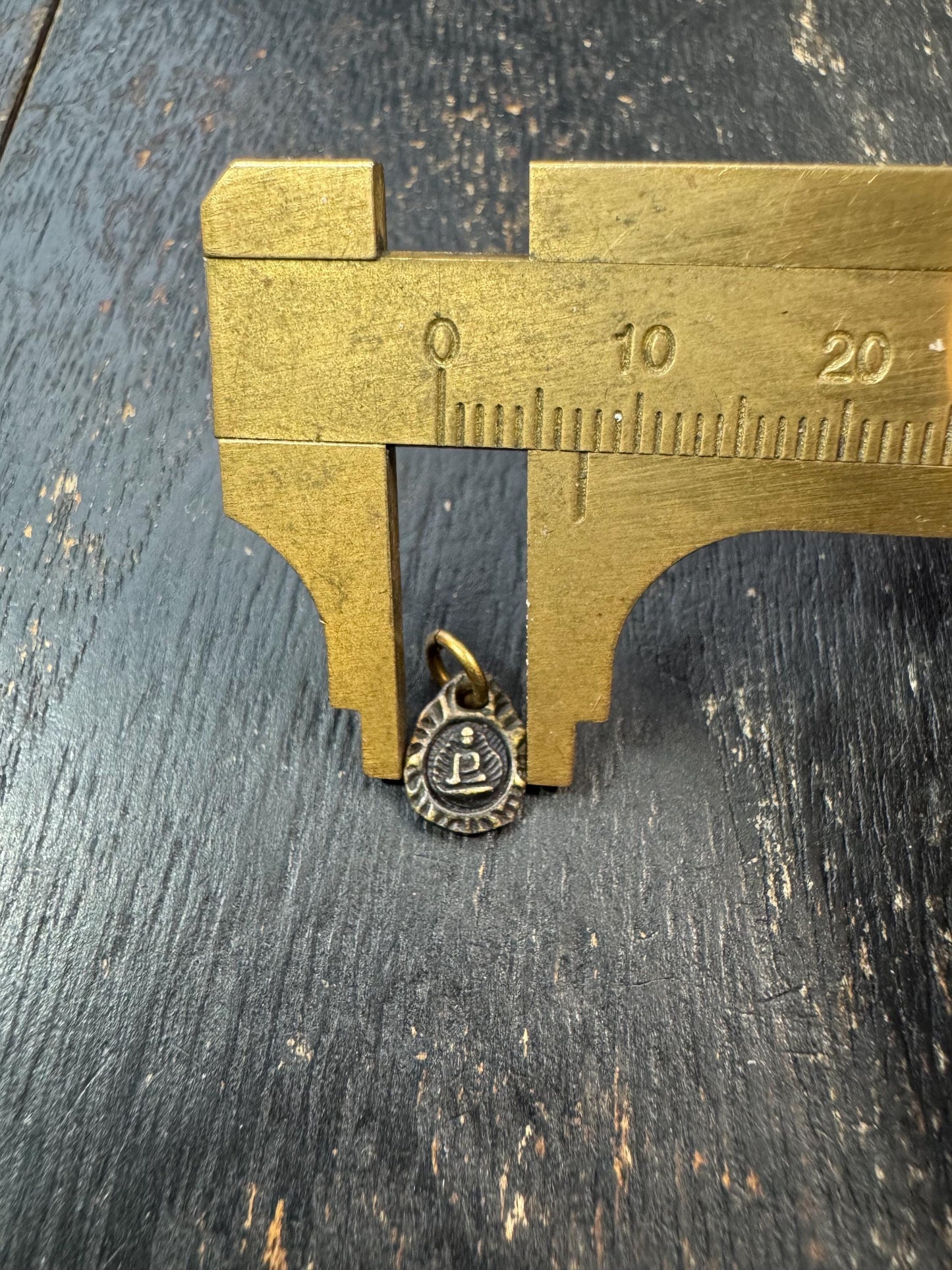 Mini Buddha Brass Pendant | Tiny Tibetan Buddhist Amulet Charm | Buddha & Tibetan Symbol Pendant | Small Mala Charm