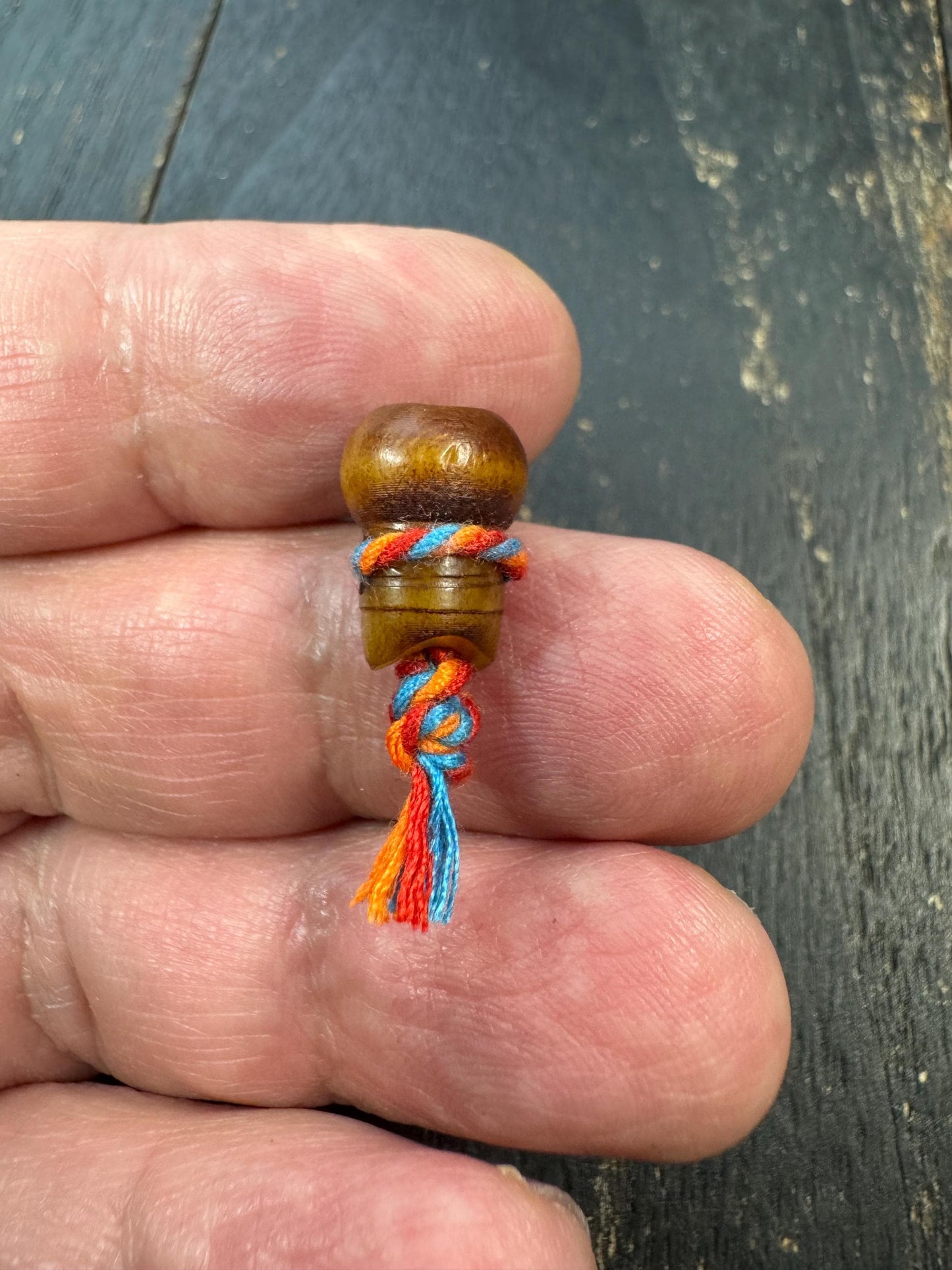 Hand Carved Yak Bone Skull Guru Bead | Tibetan Chitipati Style Mala Bead | Kapala Skeleton Bead | Buddhist Prayer Mala Guru Bead