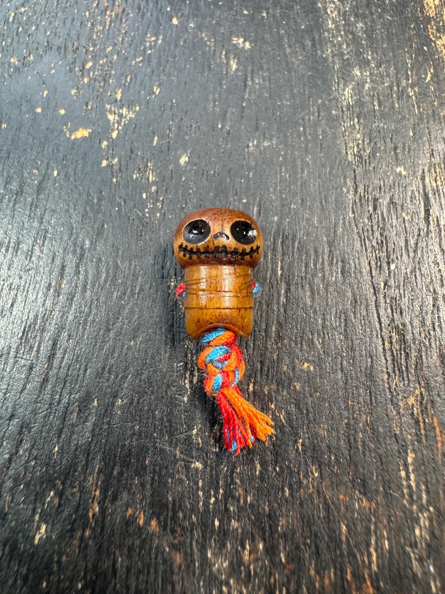 Hand Carved Yak Bone Skull Guru Bead | Tibetan Chitipati Style Mala Bead | Kapala Skeleton Bead | Buddhist Prayer Mala Guru Bead