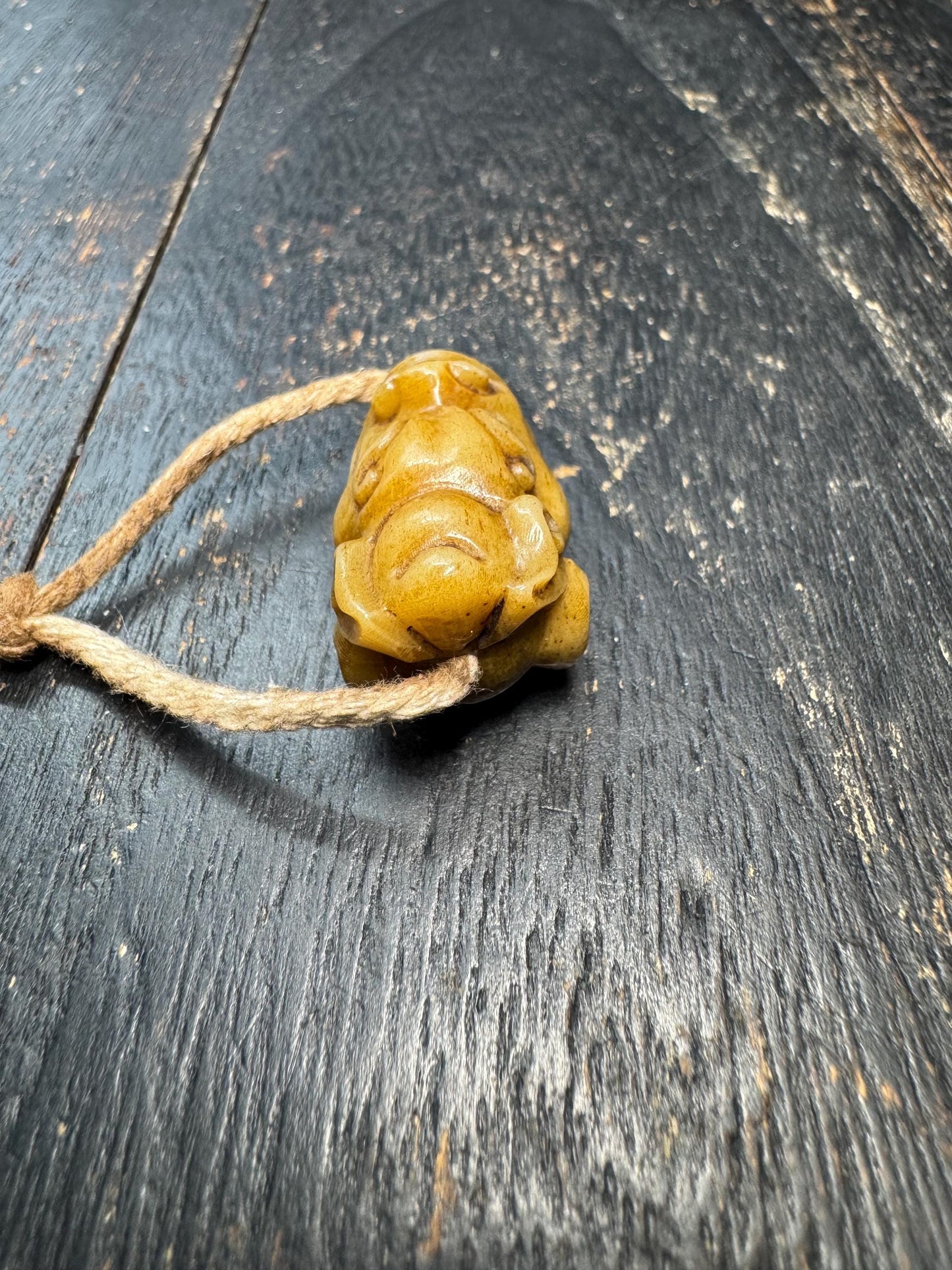 Hand Carved Yak Bone Dragon Bead | Tibetan Style Connector Bead | Two Hole Mala Spacer | Himalayan Jewelry Supply