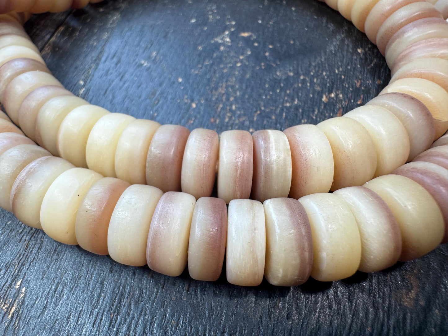 Camel Bone Mala 108 Beads – 12mm Natural Bone Prayer Necklace – 22” Meditation Mala – Neutral Tone Yoga Jewelry