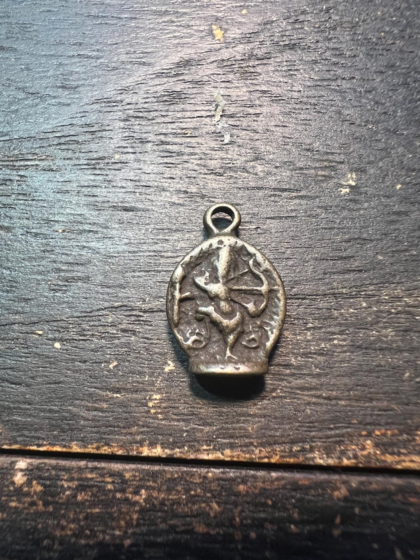 Tibetan Brass Amulet Pendant | Buddha Mother Talisman, Buddhist Necklace Charm, Himalayan Jewelry Supply