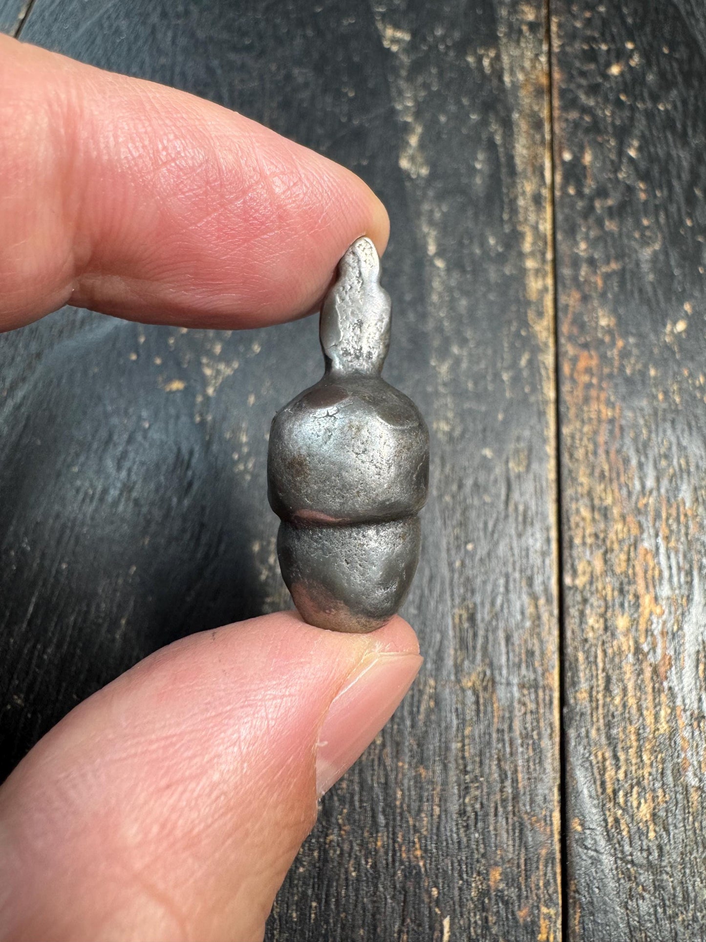 Tibetan Thokcha Iron Chitipati Skull Amulet – Himalayan Wrathful Protector Pendant – Nepal Patina Ritual Talisman