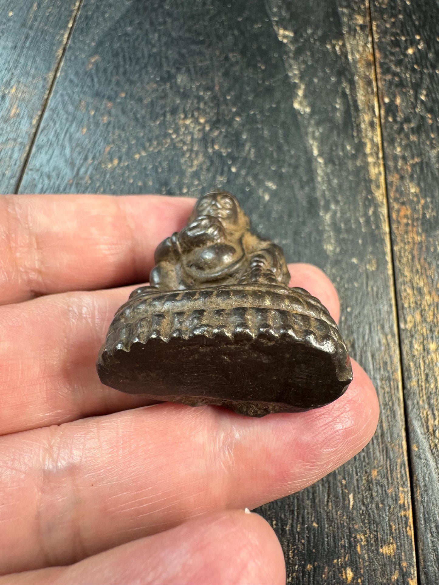 Antique Tibetan Bronze Jambhala Statue – Buddhist Wealth Deity with Mongoose, Yellow Dzambhala Prosperity Amulet