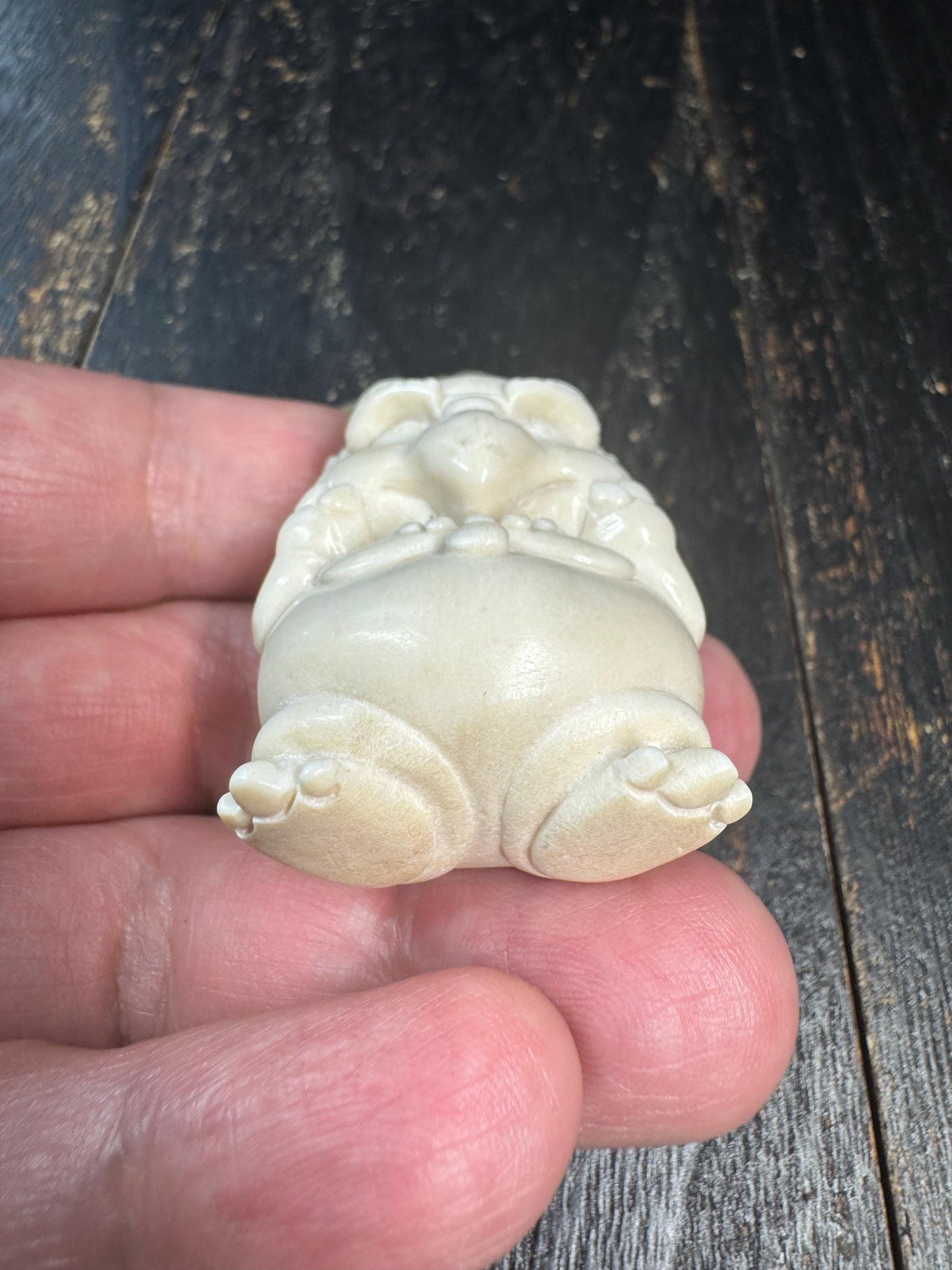 Hand Carved Garuda Pendant Deer Antler | Tibetan Khyung Bird Amulet | Protective Spiritual Necklace Charm