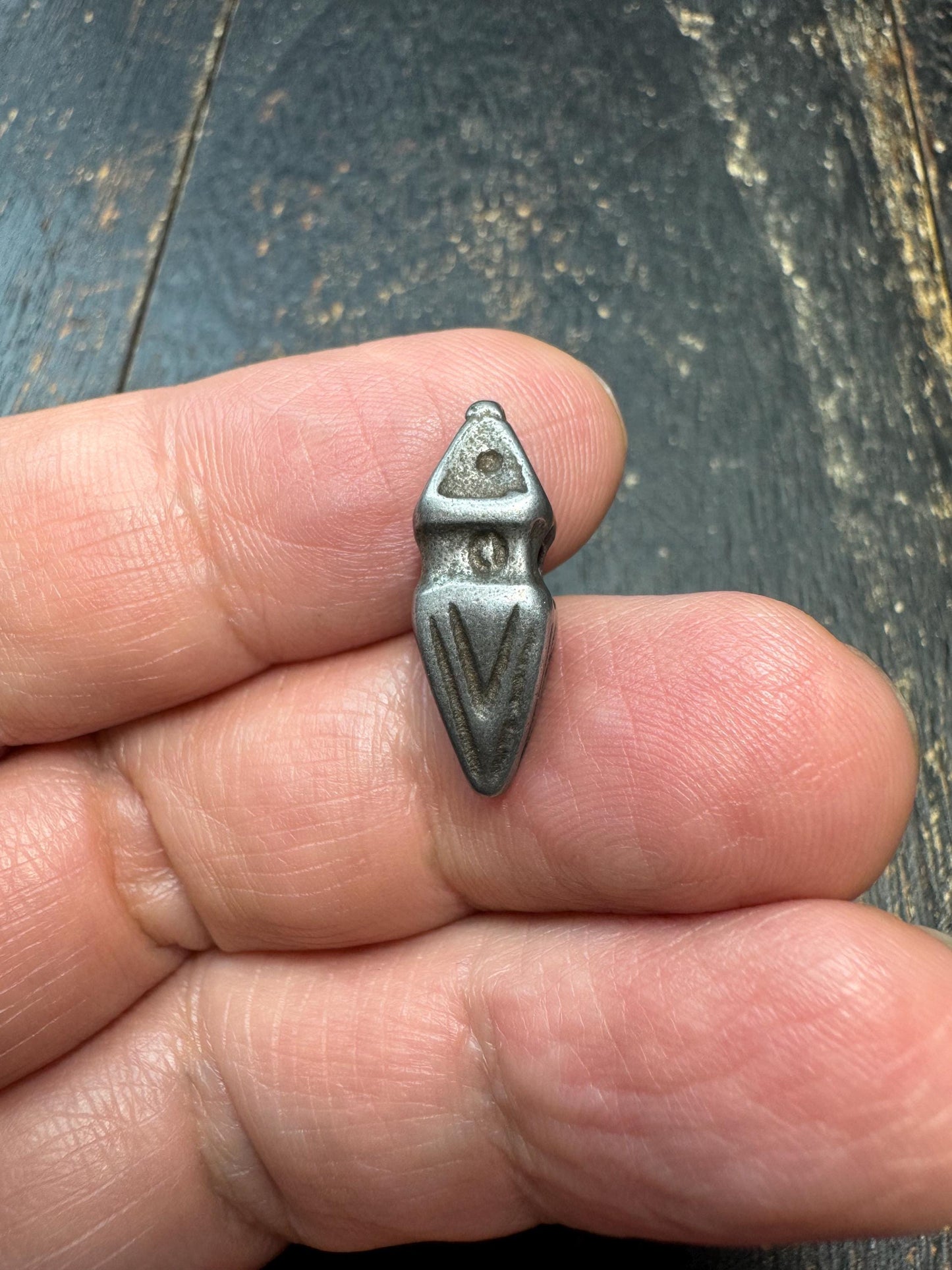 Tibetan Vajra Pendant – Thogchag Iron Dorje Amulet, Buddhist Ritual Jewelry, Protective Talisman Charm