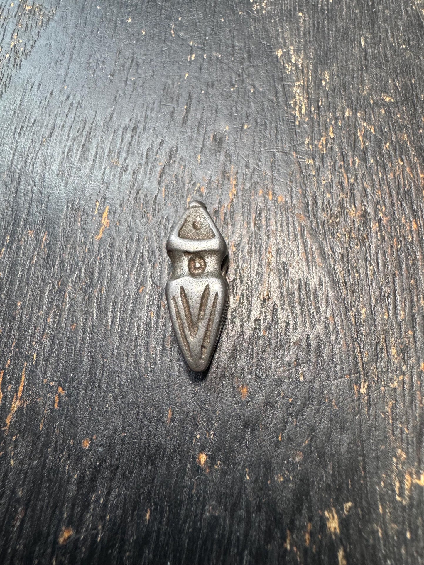 Tibetan Vajra Pendant – Thogchag Iron Dorje Amulet, Buddhist Ritual Jewelry, Protective Talisman Charm
