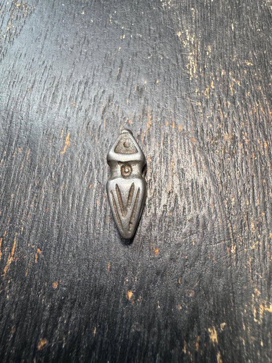 Tibetan Vajra Pendant – Thogchag Iron Dorje Amulet, Buddhist Ritual Jewelry, Protective Talisman Charm