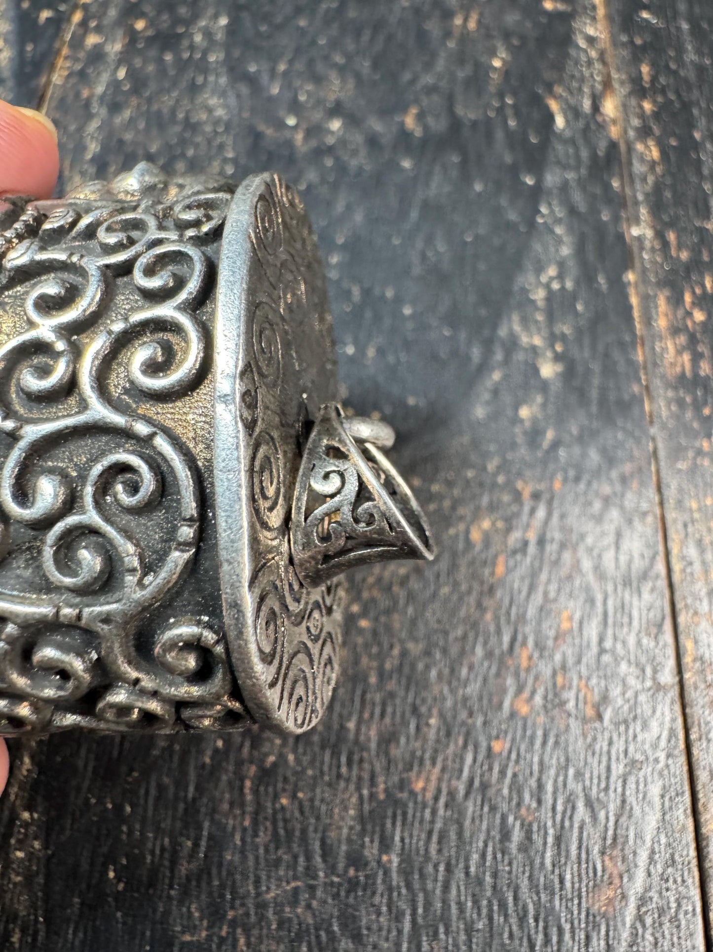 Eagle Beak Yak Horn Pendant with Brass Elephant Head, Tribal Tusk Amulet Necklace, Himalayan Style Protective Talisman, Statement Jewelry