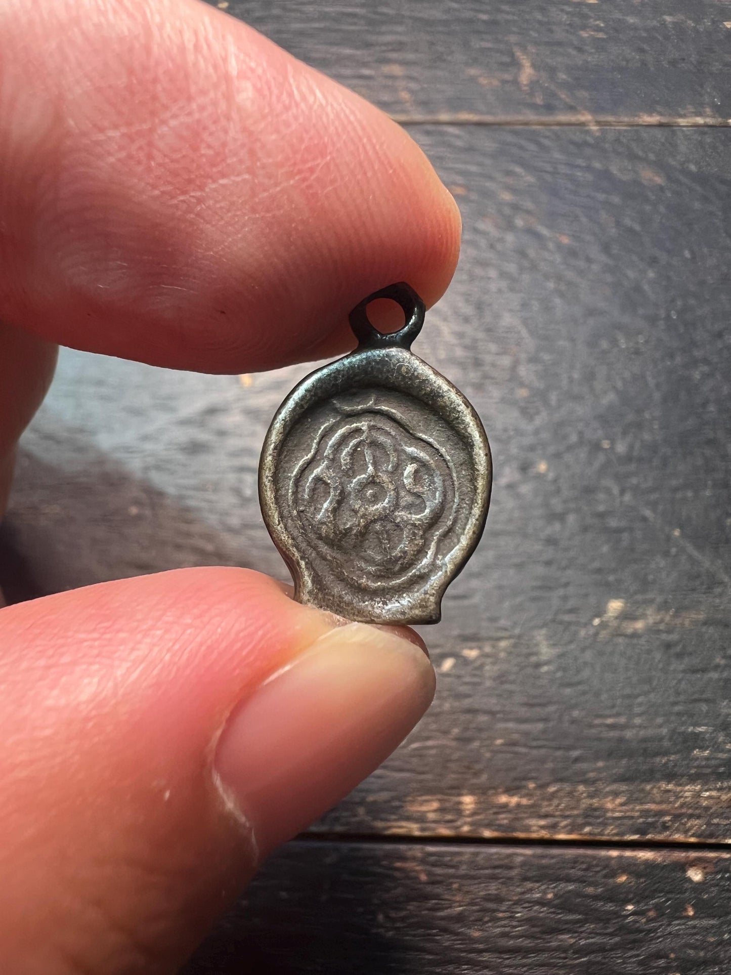 Tibetan Brass Amulet Pendant | Buddha Mother Talisman, Buddhist Necklace Charm, Himalayan Jewelry Supply