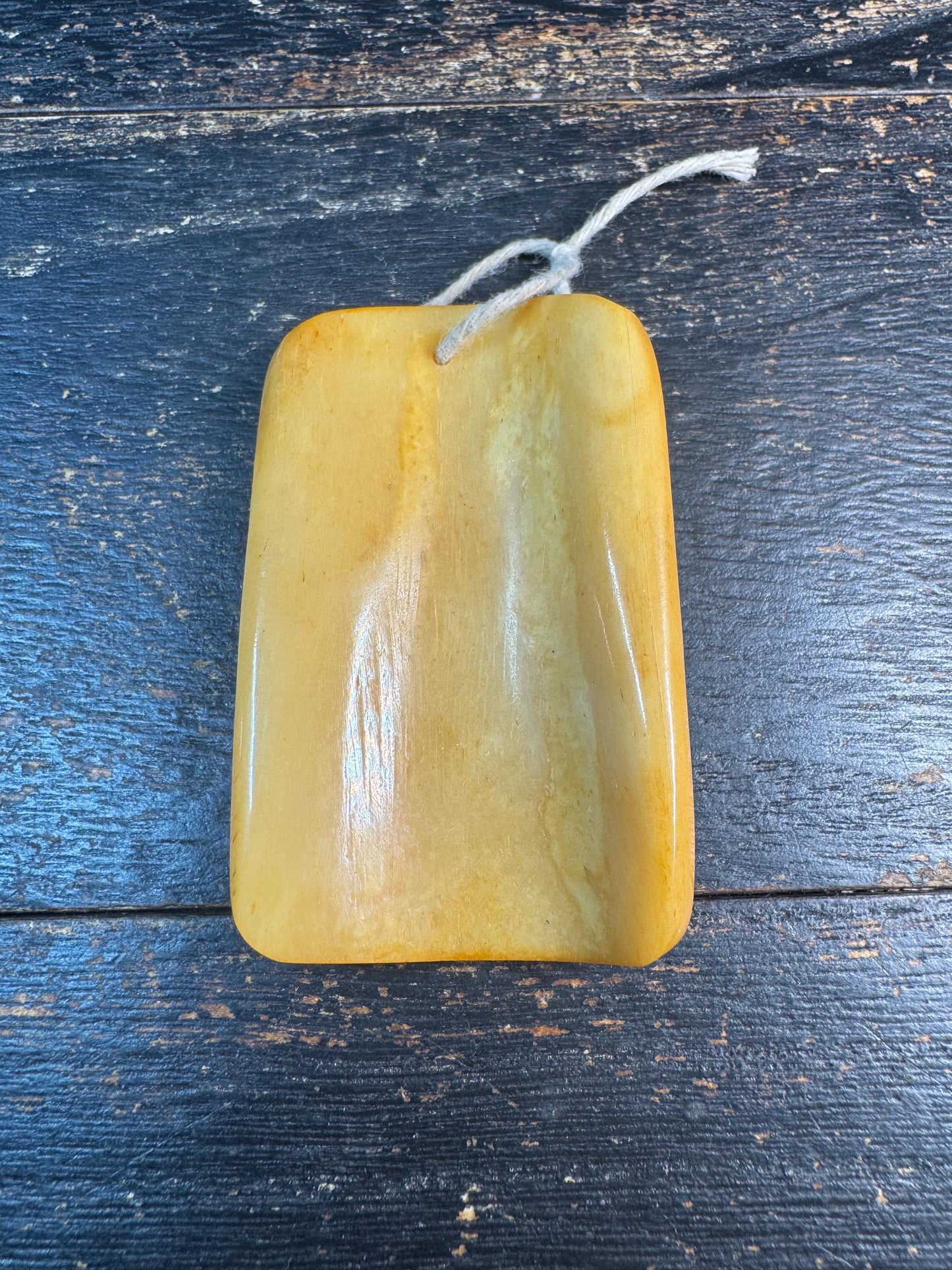 Vintage Style Yak Bone Avalokiteshvara Pendant, Hand Engraved Tibetan Buddha Amulet, Carved Bone Talisman, Himalayan Spiritual Necklace