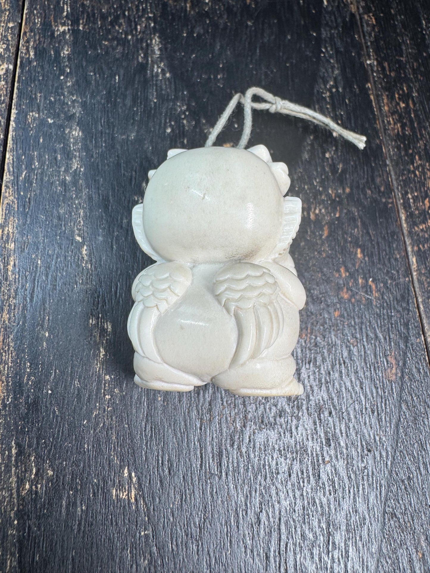 Hand Carved Garuda Pendant Deer Antler | Tibetan Khyung Bird Amulet | Protective Spiritual Necklace Charm
