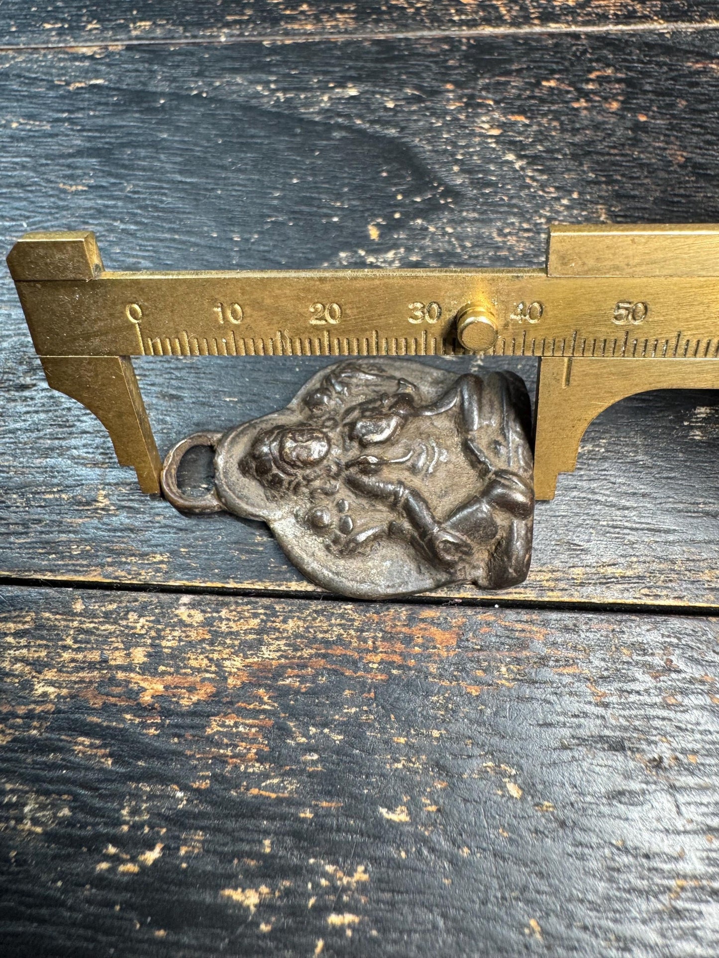 Vintage Bronze Green Tara Pendant Tibetan Buddhist Goddess Amulet Nepal Tara Protector Charm