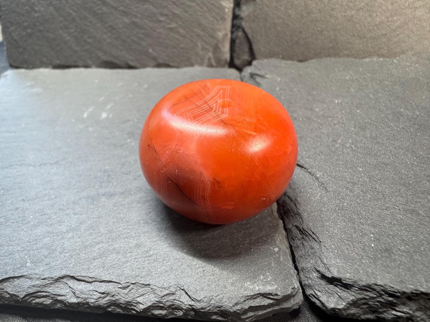 Vintage Nanhong Agate Bead Pendant | Natural Red Carnelian Barrel Bead | Tibetan Style Guru Bead | Old Agate Focal Bead for Mala Necklace