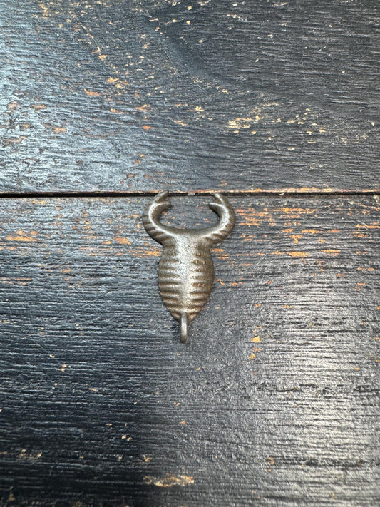 Vintage Scorpion Cold Iron Pendant | Tribal Protective Amulet Charm | Himalayan Style Talisman