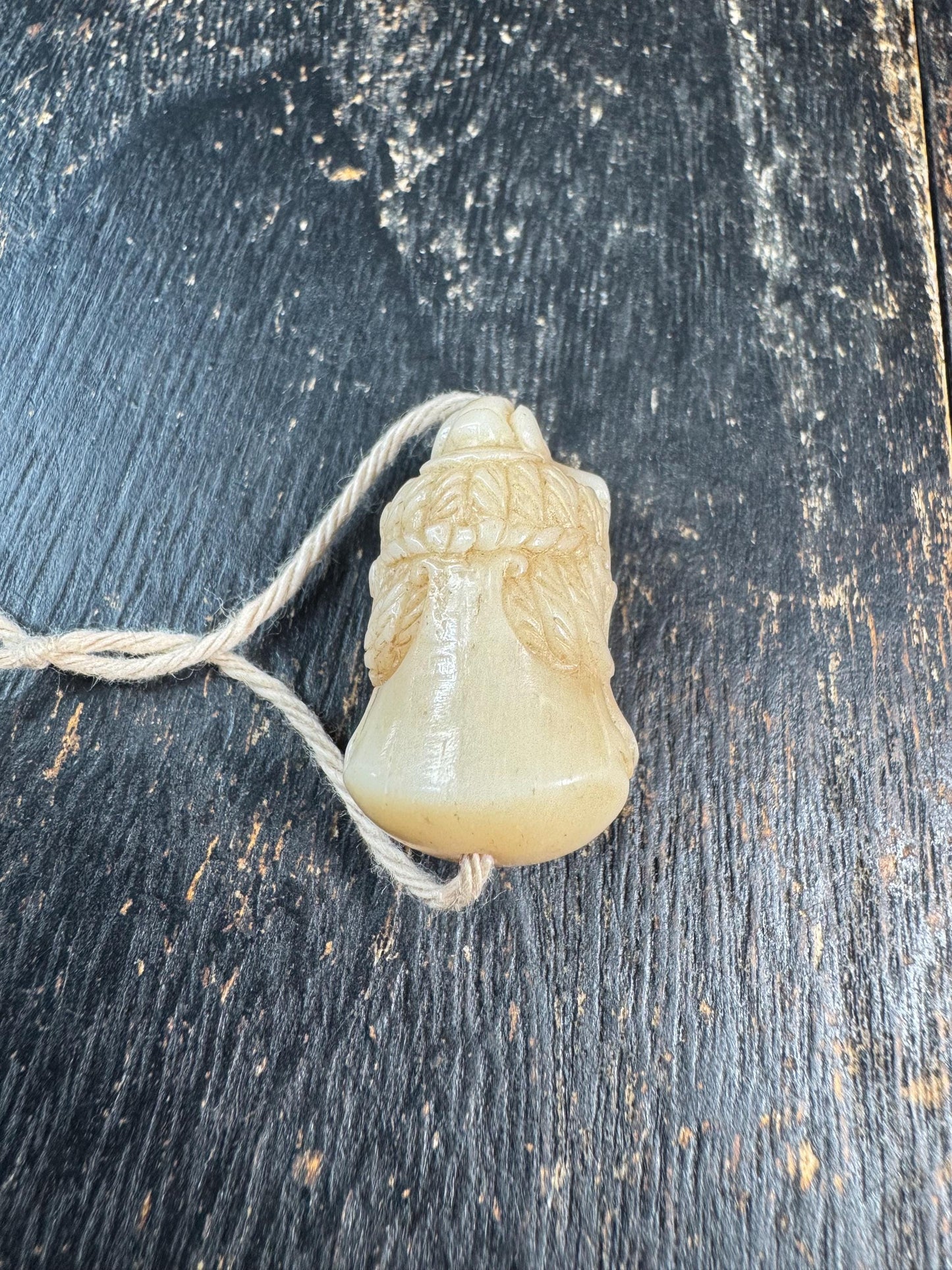Hand Carved Yak Bone Wrathful Protector Face Bead, Tibetan Charnel Ground Style Guru Bead, Spiritual Guardian Pendant