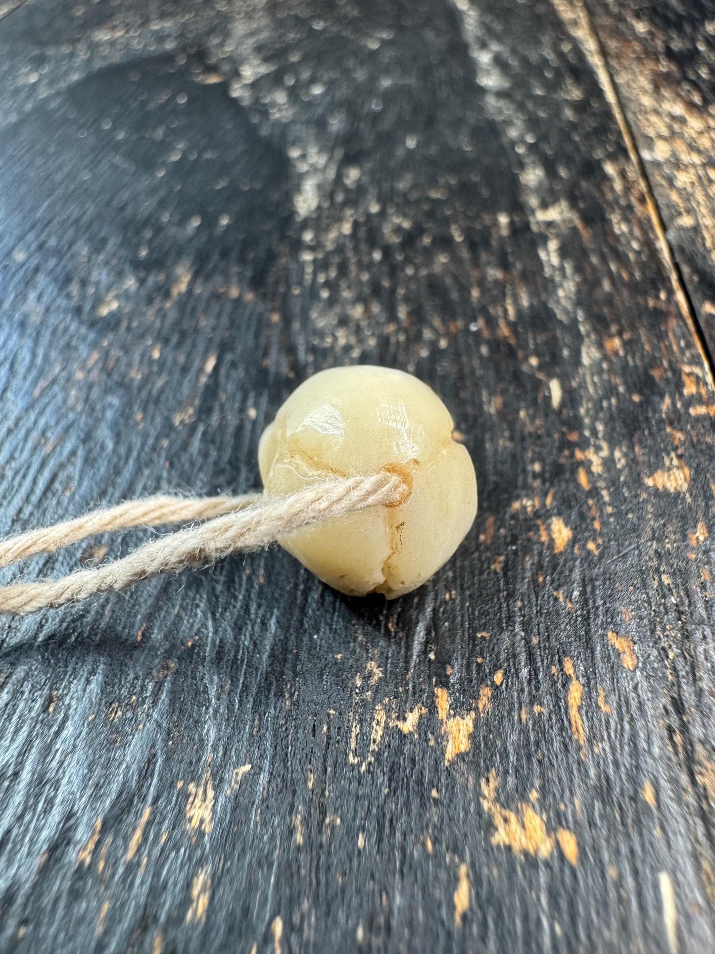 Hand Carved Yak Bone Skull Bead, Tibetan Charnel Ground Mala Guru Bead, Kapala Style Spiritual Amulet Pendant