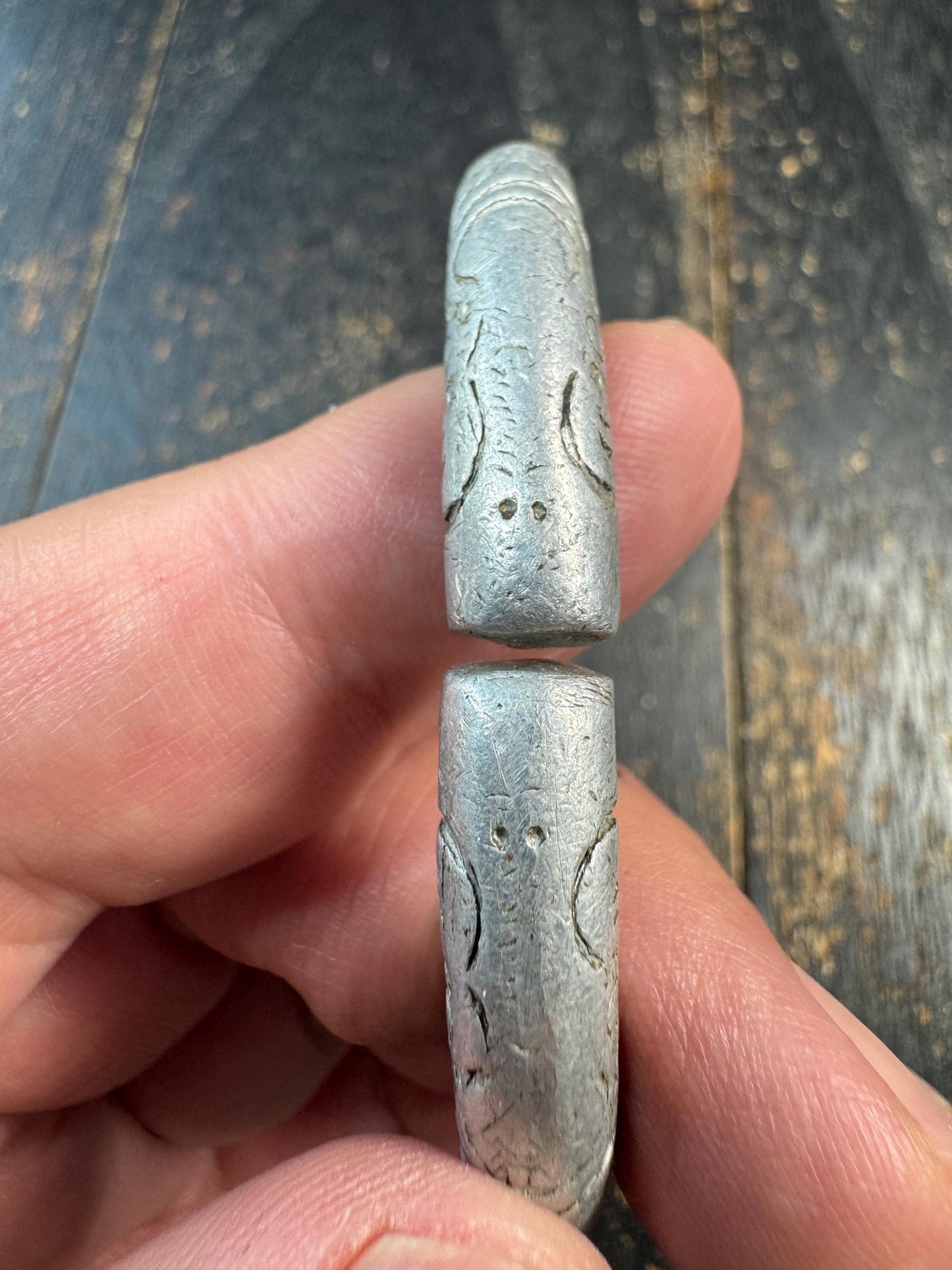 Vintage Tibetan 925 Silver Bangle Bracelet | Hand Engraved Himalayan Tribal Bracelet | Ethnic Nomadic Jewelry