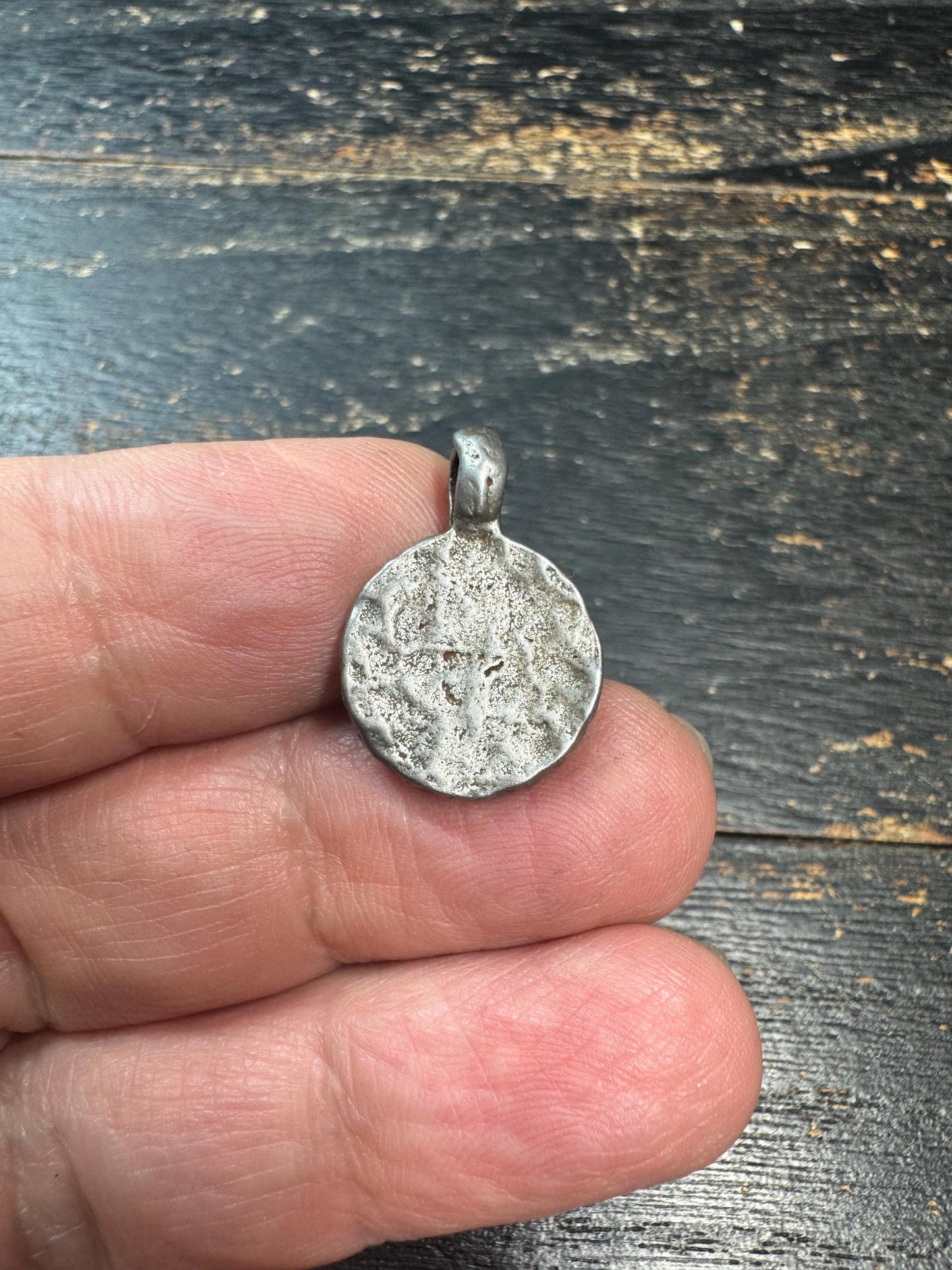 Vintage Tibetan Buddhist Pendant – Multi Armed Deity Cold Iron Himalayan Amulet