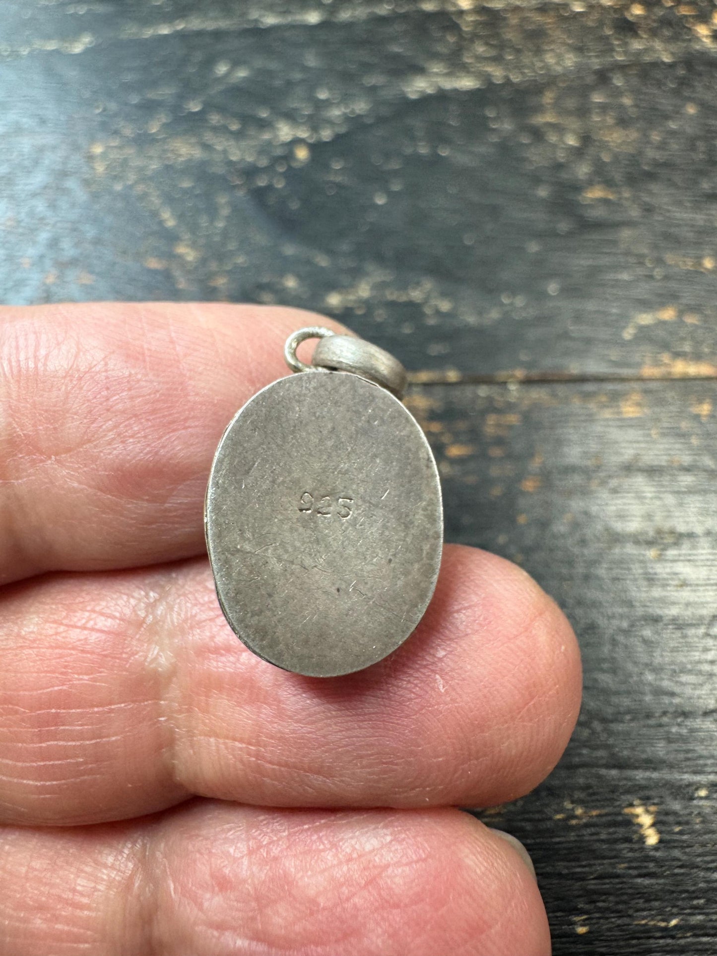 Vintage 925 Silver Kalachakra Ghau Box Pendant, Ten Interlocking Syllables Amulet, Tibetan Prayer Box Locket, Buddhist Gau Pendant, Sacred M
