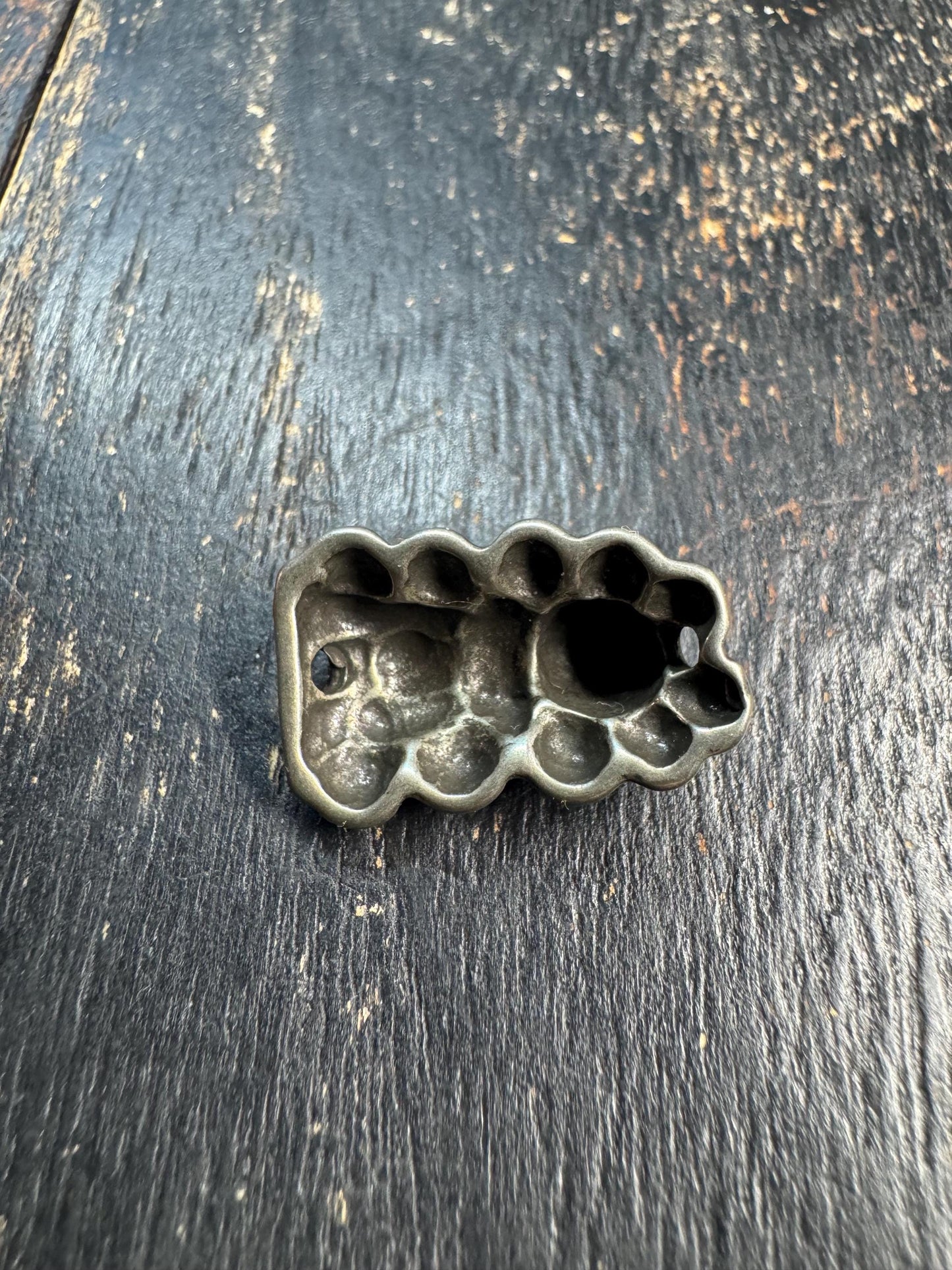 Vintage Brass Snow Lion Bead • Tibetan Snow Lion Guru Bead • Himalayan Guardian Lion Spacer • Brass Mala Bead • Buddhist Prayer Bead Supply