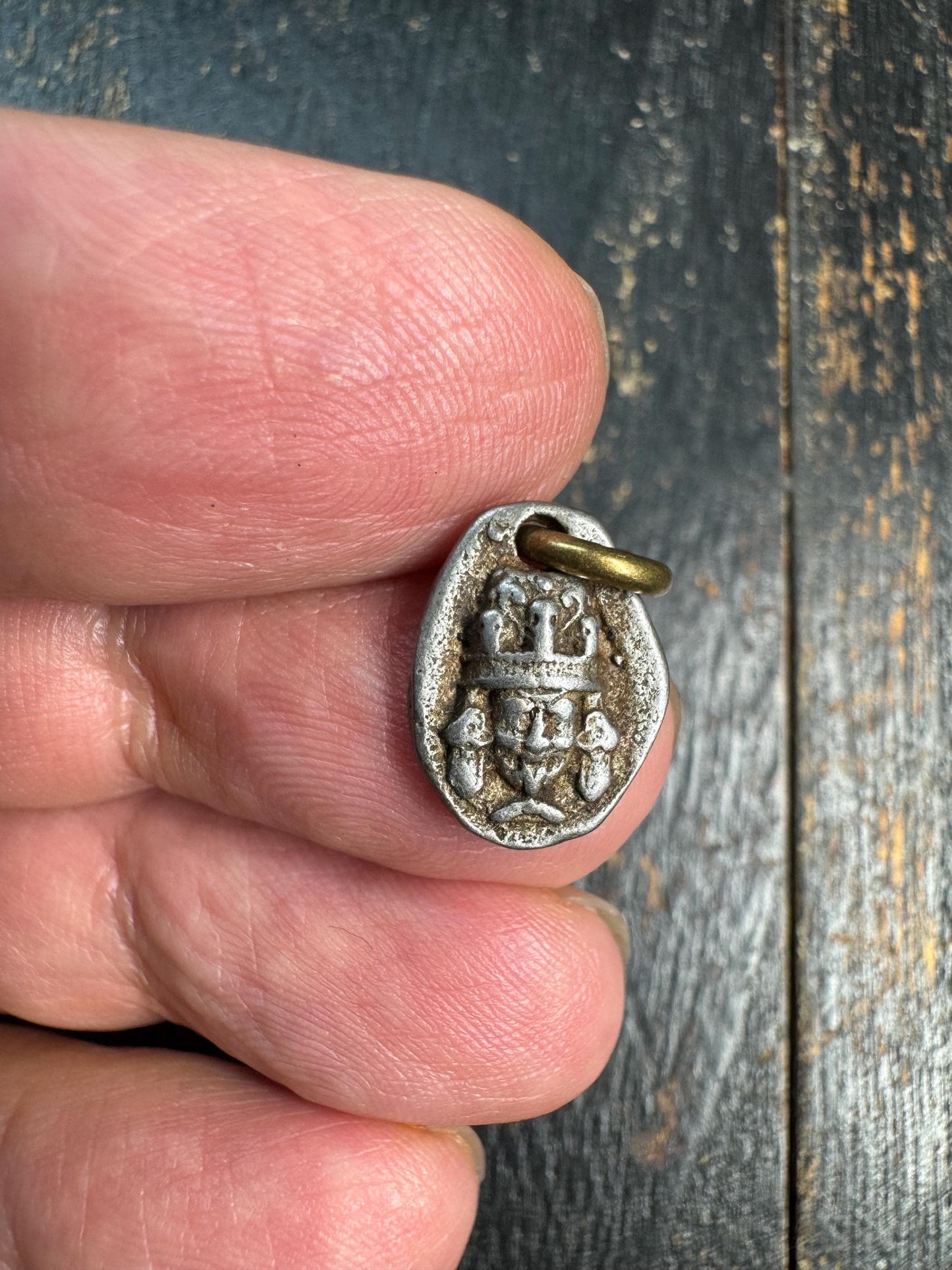 Vintage Thokcha Iron Zaki Lhamo Amulet • Tibetan Protective Talisman Pendant • Himalayan Ritual Charm • Old Buddhist Shrine Pendant(H703)