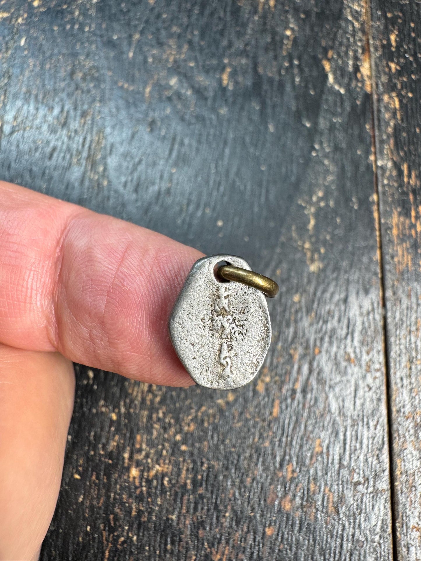 Vintage Thokcha Iron Zaki Lhamo Amulet • Tibetan Protective Talisman Pendant • Himalayan Ritual Charm • Old Buddhist Shrine Pendant(H703)