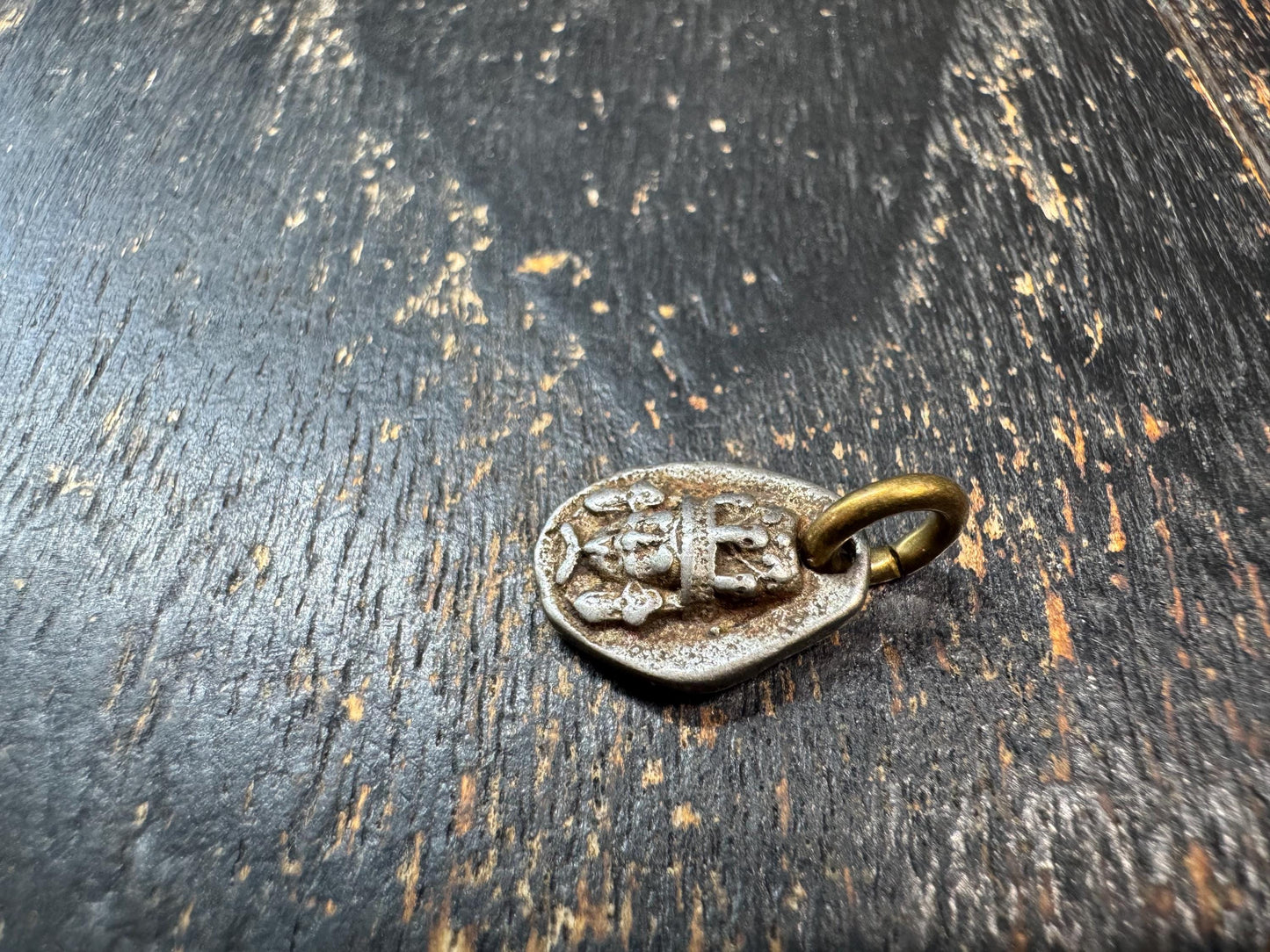Vintage Thokcha Iron Zaki Lhamo Amulet • Tibetan Protective Talisman Pendant • Himalayan Ritual Charm • Old Buddhist Shrine Pendant(H703)