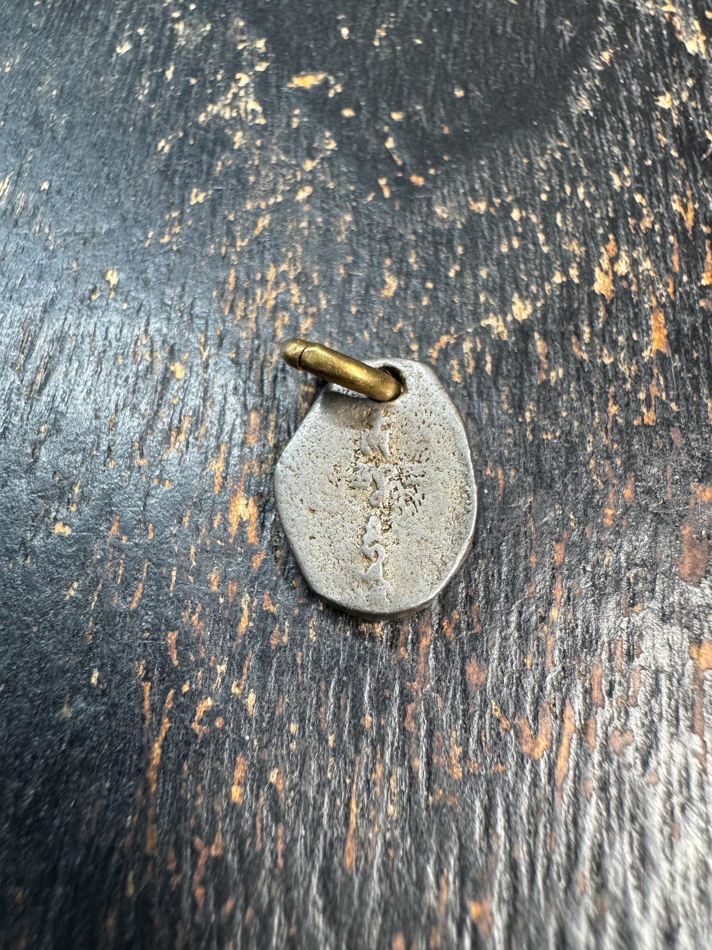 Vintage Thokcha Iron Zaki Lhamo Amulet • Tibetan Protective Talisman Pendant • Himalayan Ritual Charm • Old Buddhist Shrine Pendant(H703)