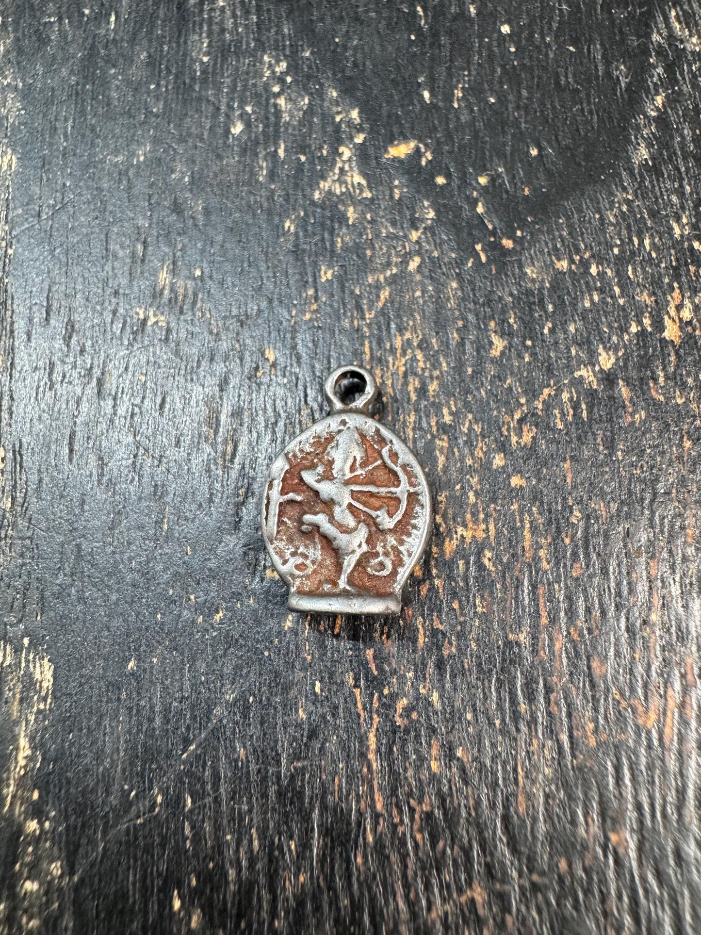 Vintage Kurukulla Thokcha Pendant • Mother Buddha Kuru Amulet • Tibetan Iron Talisman • Mala Pendant • Prayer Bead Accessory (H705)