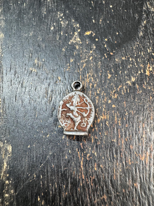 Vintage Kurukulla Thokcha Pendant • Mother Buddha Kuru Amulet • Tibetan Iron Talisman • Mala Pendant • Prayer Bead Accessory (H705)