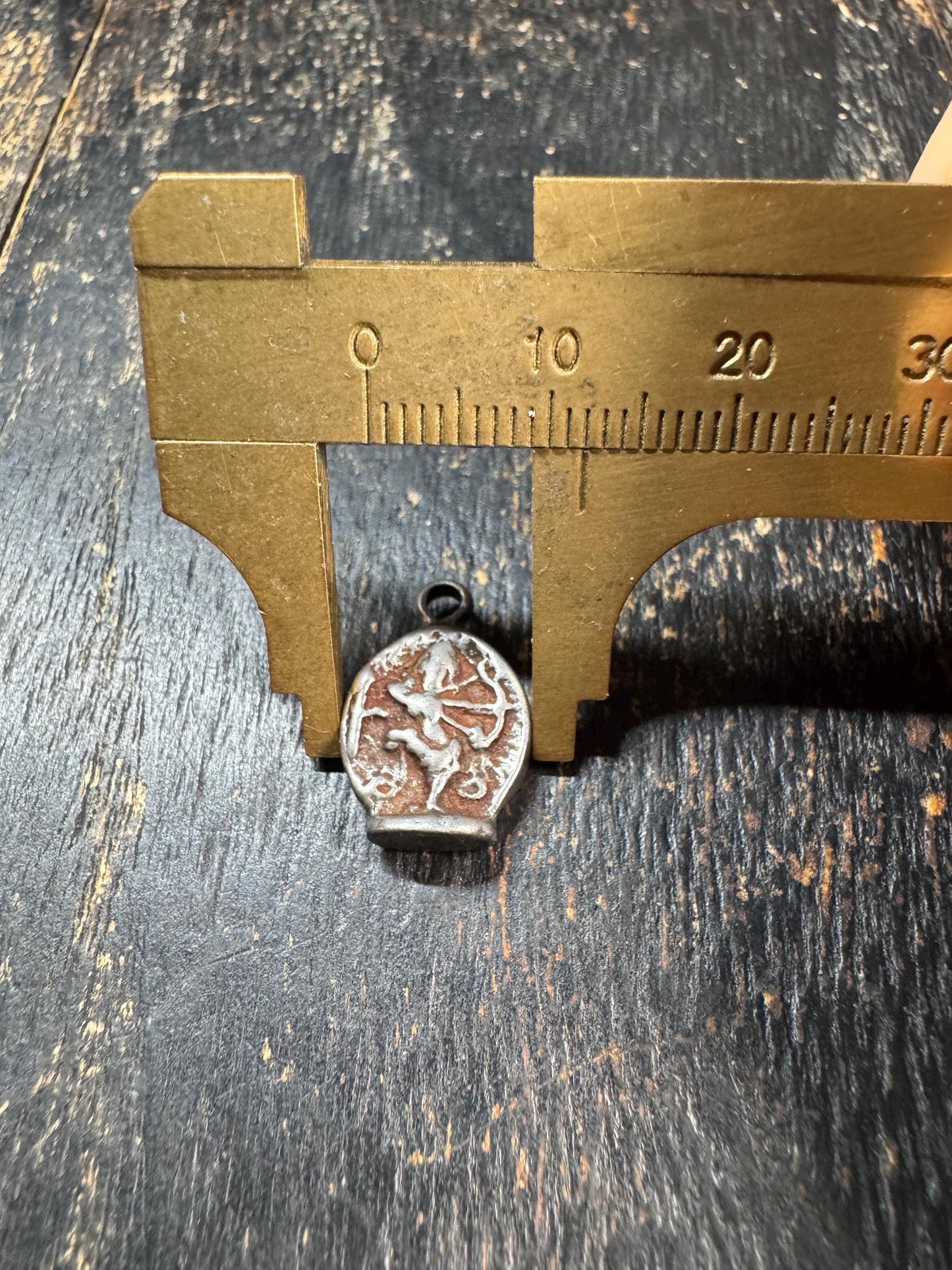 Vintage Kurukulla Thokcha Pendant • Mother Buddha Kuru Amulet • Tibetan Iron Talisman • Mala Pendant • Prayer Bead Accessory (H705)