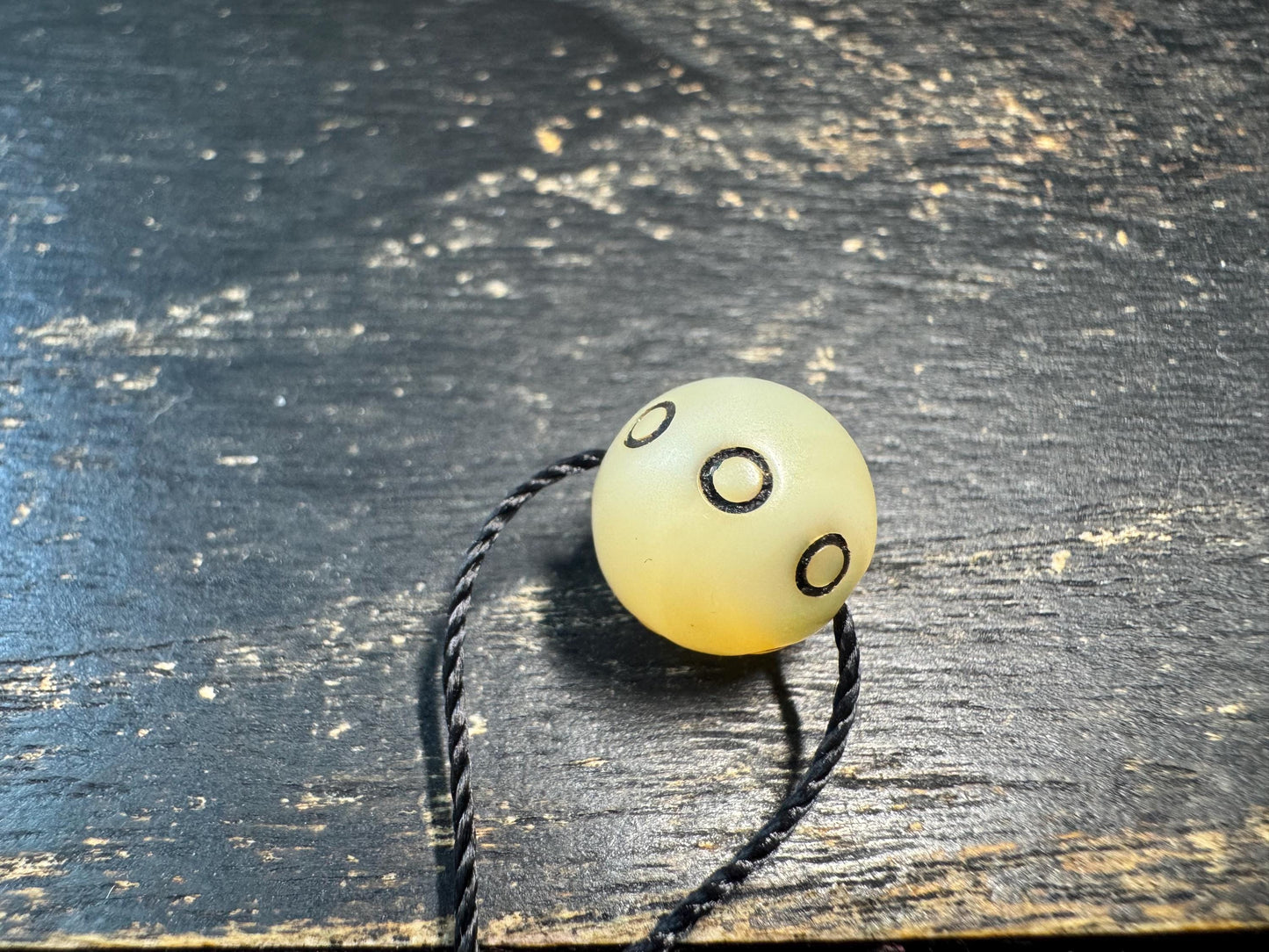 Hand Carved Shell Mantra Dot Bead • Tibetan Style Spacer Bead • Round Shell Mala Bead • Handmade Jewelry Supply • DIY Bracelet Necklace Comp