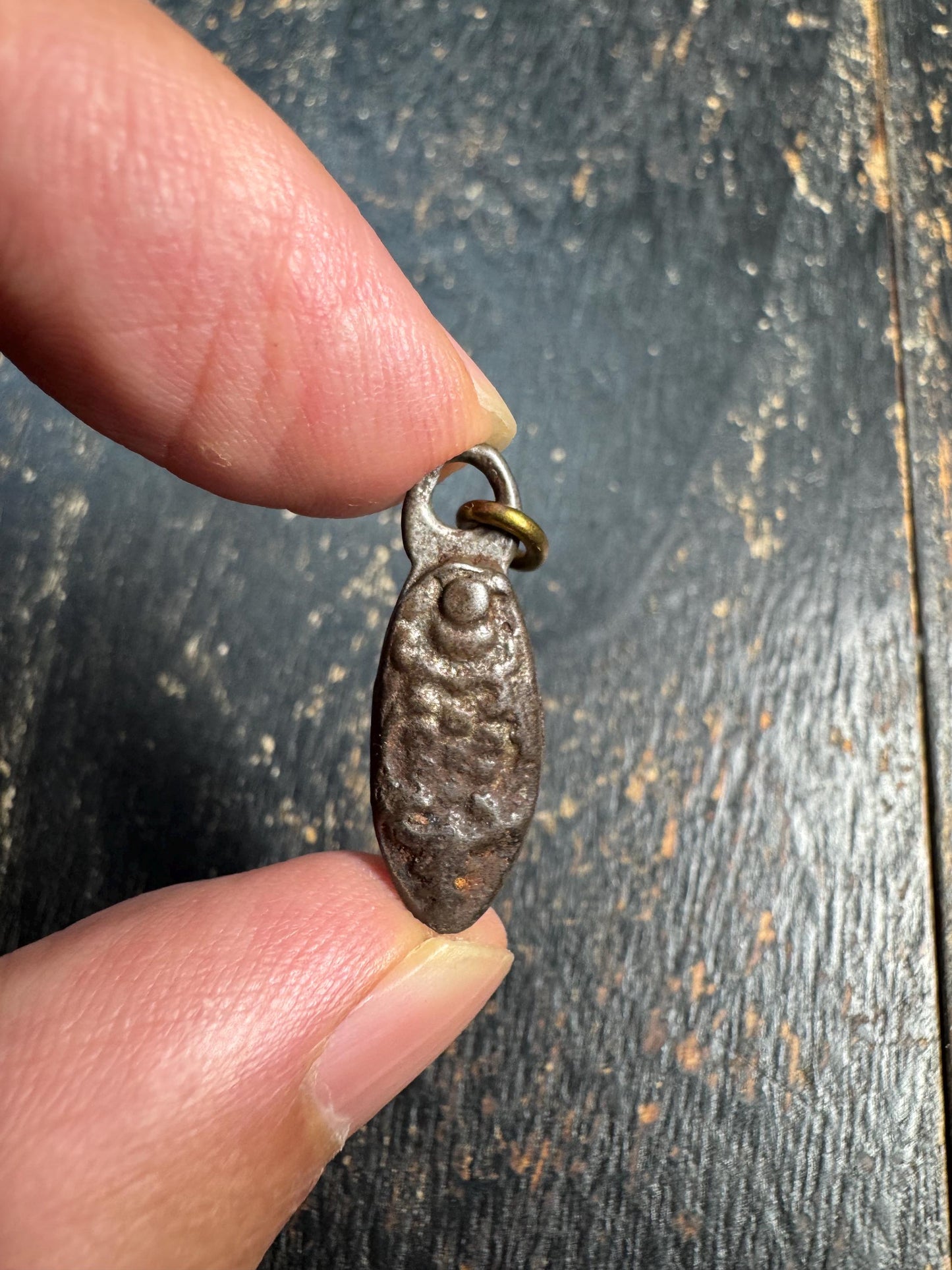Tibetan Thokcha Iron Scorpion Pendant | Guru Rinpoche Amulet Charm, Ethnic Side Pendant, Buddhist Talisman Jewelry Supply(H701)