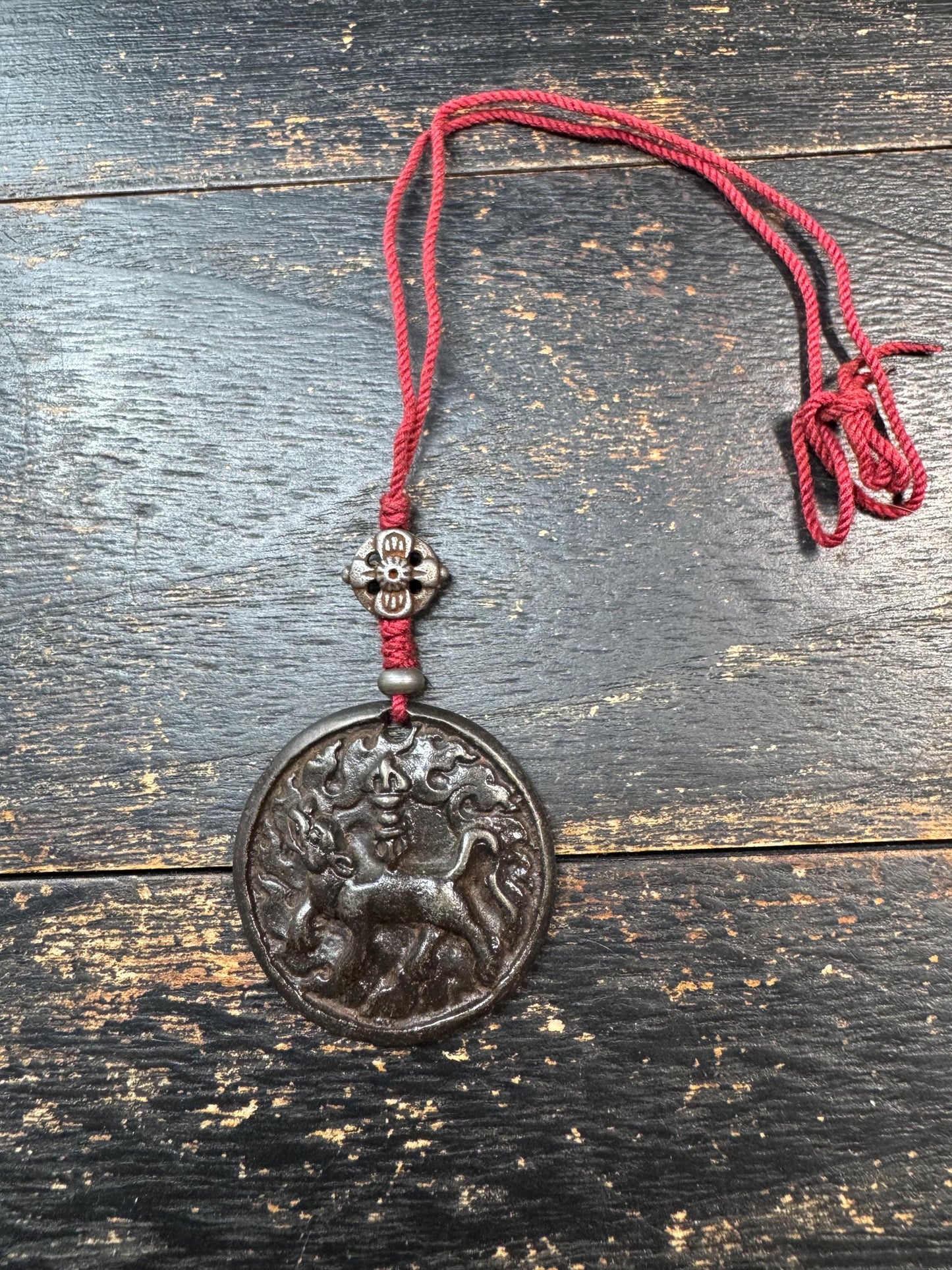 Vintage Tibetan Cold Iron Phurba Pendant | Wrathful Deity Kila Amulet | Himalayan Buddhist Protection Talisman | Nepal Handmade Ritual (H730