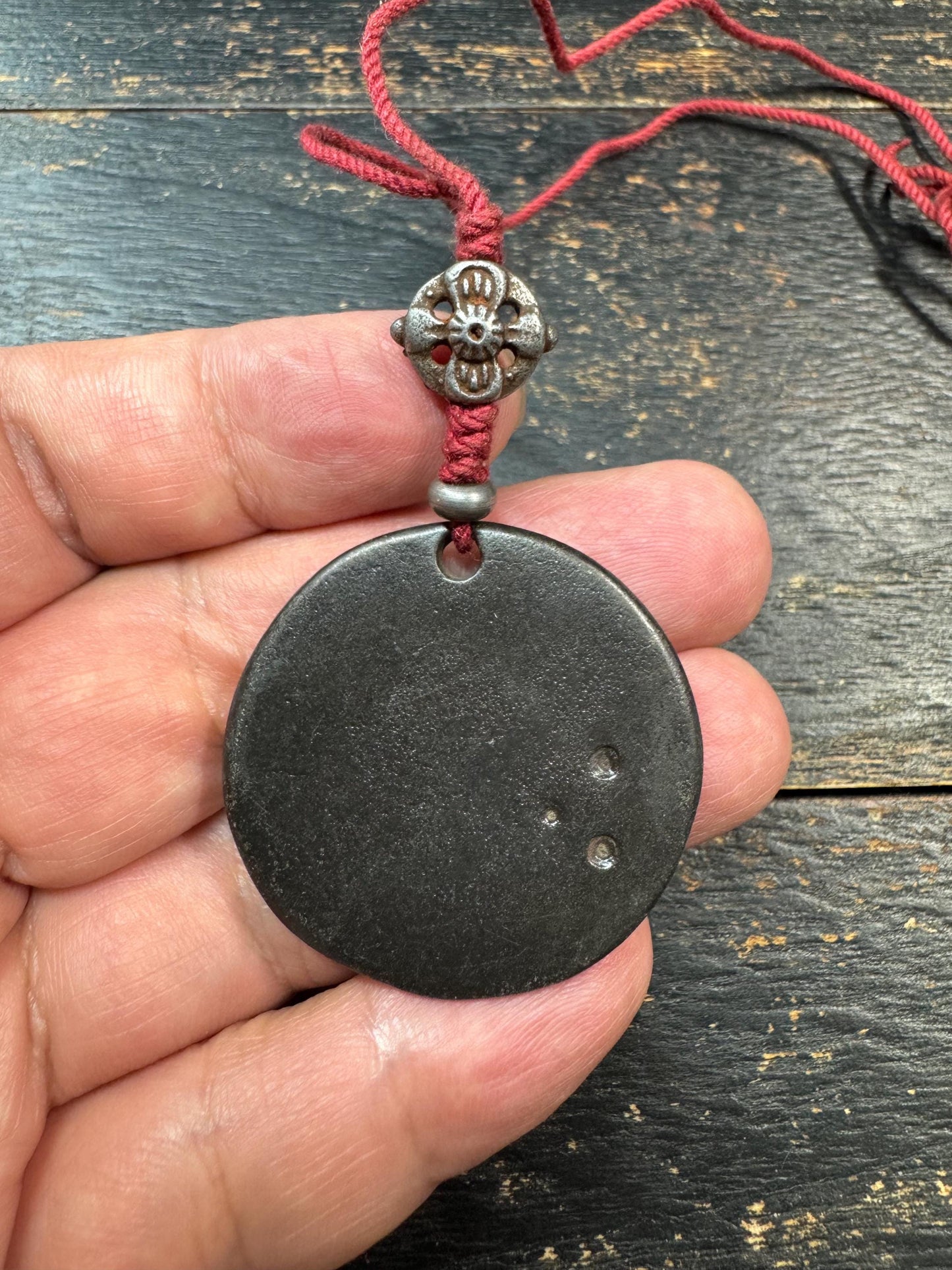 Vintage Tibetan Cold Iron Phurba Pendant | Wrathful Deity Kila Amulet | Himalayan Buddhist Protection Talisman | Nepal Handmade Ritual (H730
