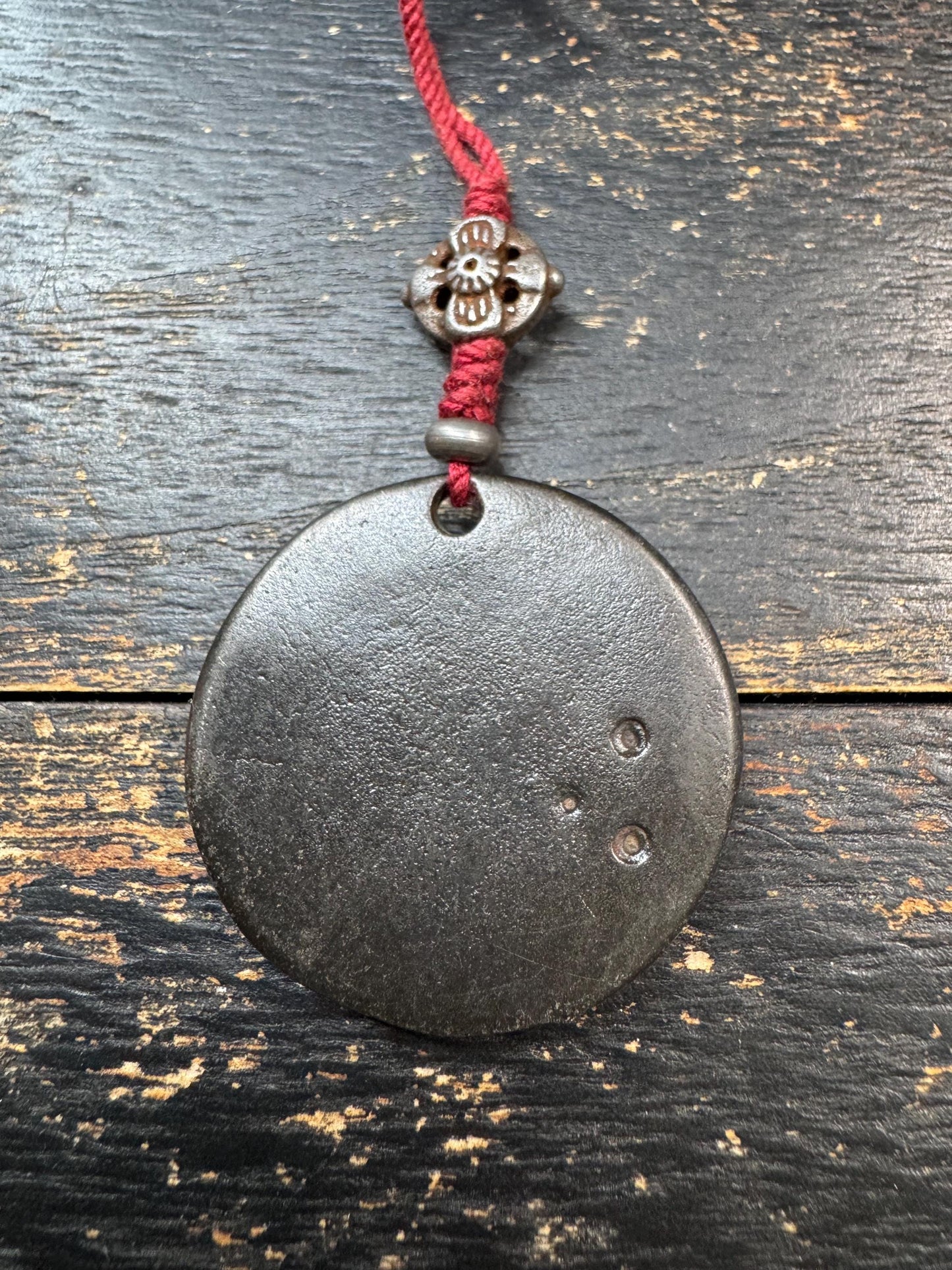 Vintage Tibetan Cold Iron Phurba Pendant | Wrathful Deity Kila Amulet | Himalayan Buddhist Protection Talisman | Nepal Handmade Ritual (H730