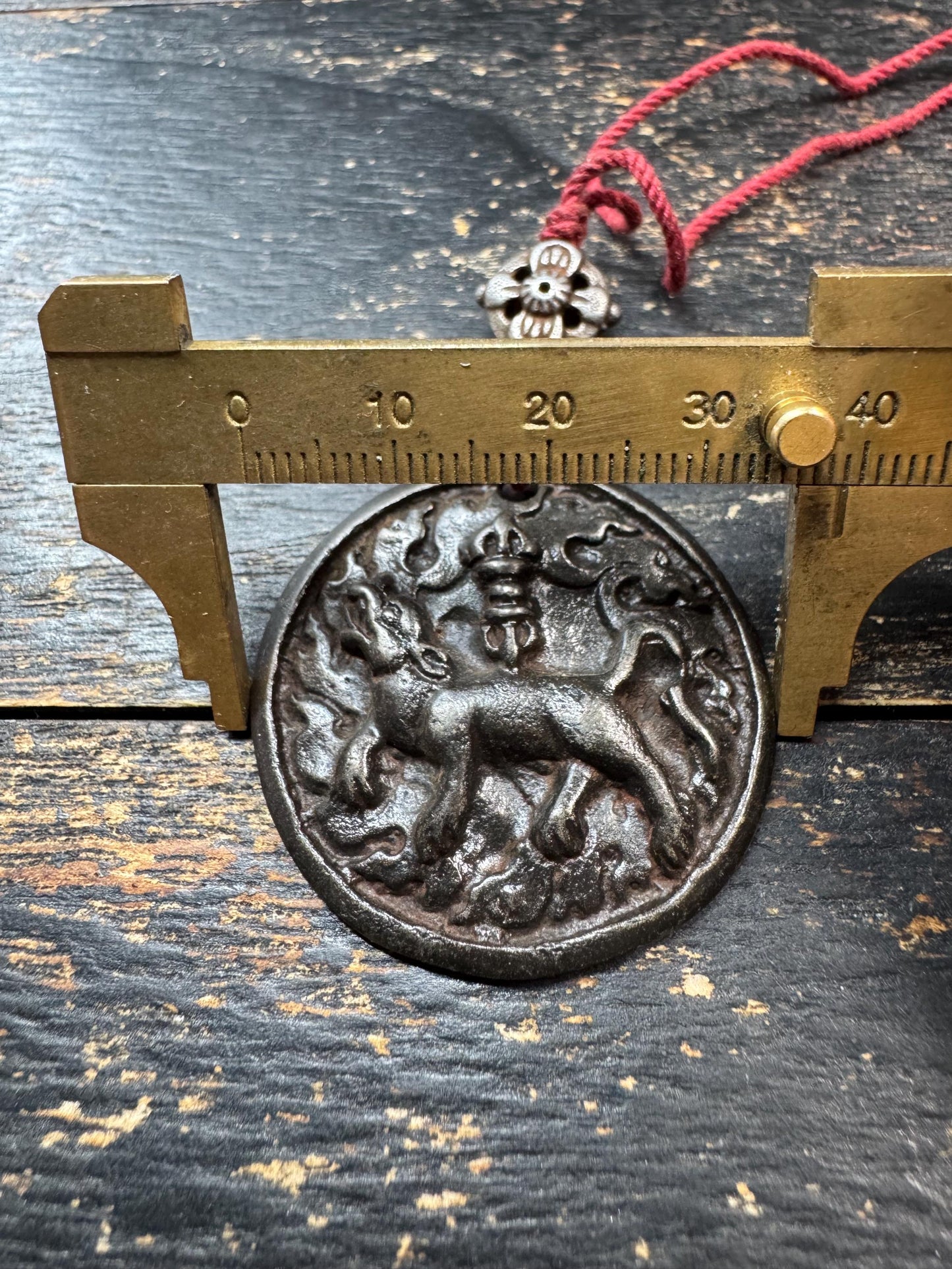 Vintage Tibetan Cold Iron Phurba Pendant | Wrathful Deity Kila Amulet | Himalayan Buddhist Protection Talisman | Nepal Handmade Ritual (H730