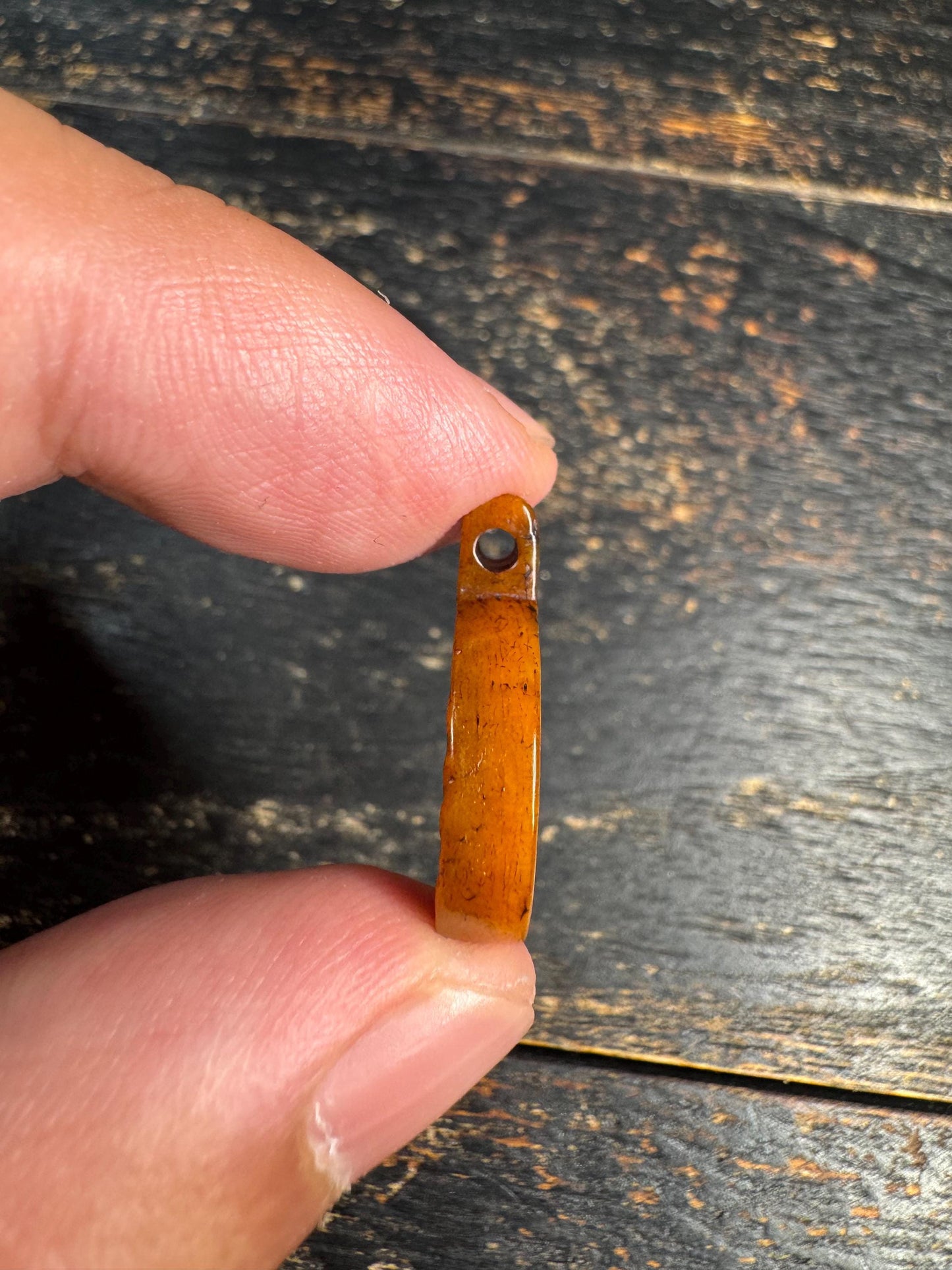 Hand Carved Yak Bone Conch Shell & OM Pendant, Tibetan Buddhist Amulet, Sacred Mala Charm, Himalayan Necklace Pendant(H772)