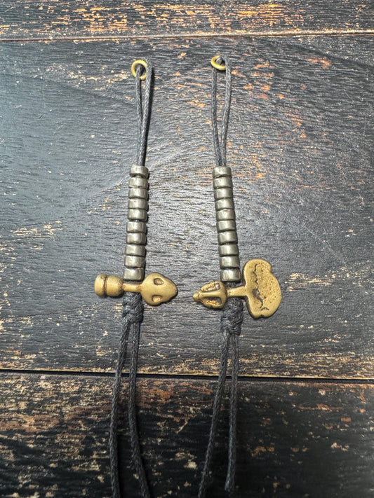 Vintage Tibetan Brass Mala Counter Set | Vajra & Bell Prayer Bead Counter | Buddhist Meditation Accessory | Himalayan Mala Marker(H774)