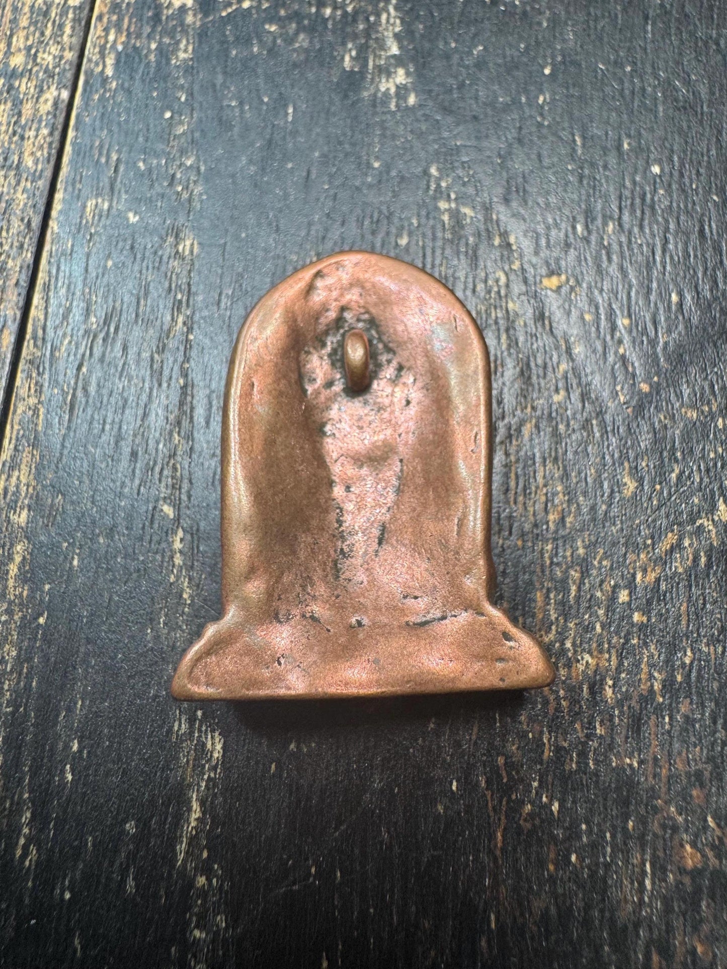 Antique Tibetan Bronze Wrathful Vajra Deity Pendant | Buddhist Protector Amulet | Himalayan Ritual Talisman | Vintage Nepal Buddhist(H816)