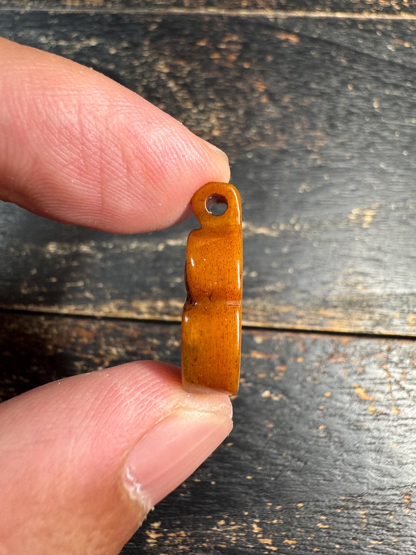 Hand Carved Yak Bone Skull Pendant, Tibetan Style Skeleton Amulet, Buddhist Mala Charm, Gothic Necklace Pendant, Nepal Handmade(H771)
