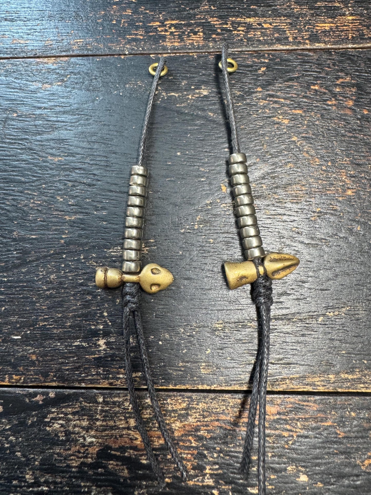 Vintage Tibetan Brass Mala Counters, Skull & Phurba Prayer Bead Counters, Buddhist Mala Accessories, Handcrafted Brass Counter Set(H7