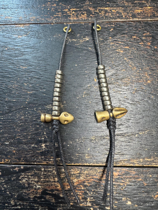 Vintage Tibetan Brass Mala Counter Set | Vajra & Bell Prayer Bead Counter | Buddhist Meditation Accessory | Handcrafted Mala Marker(H774)